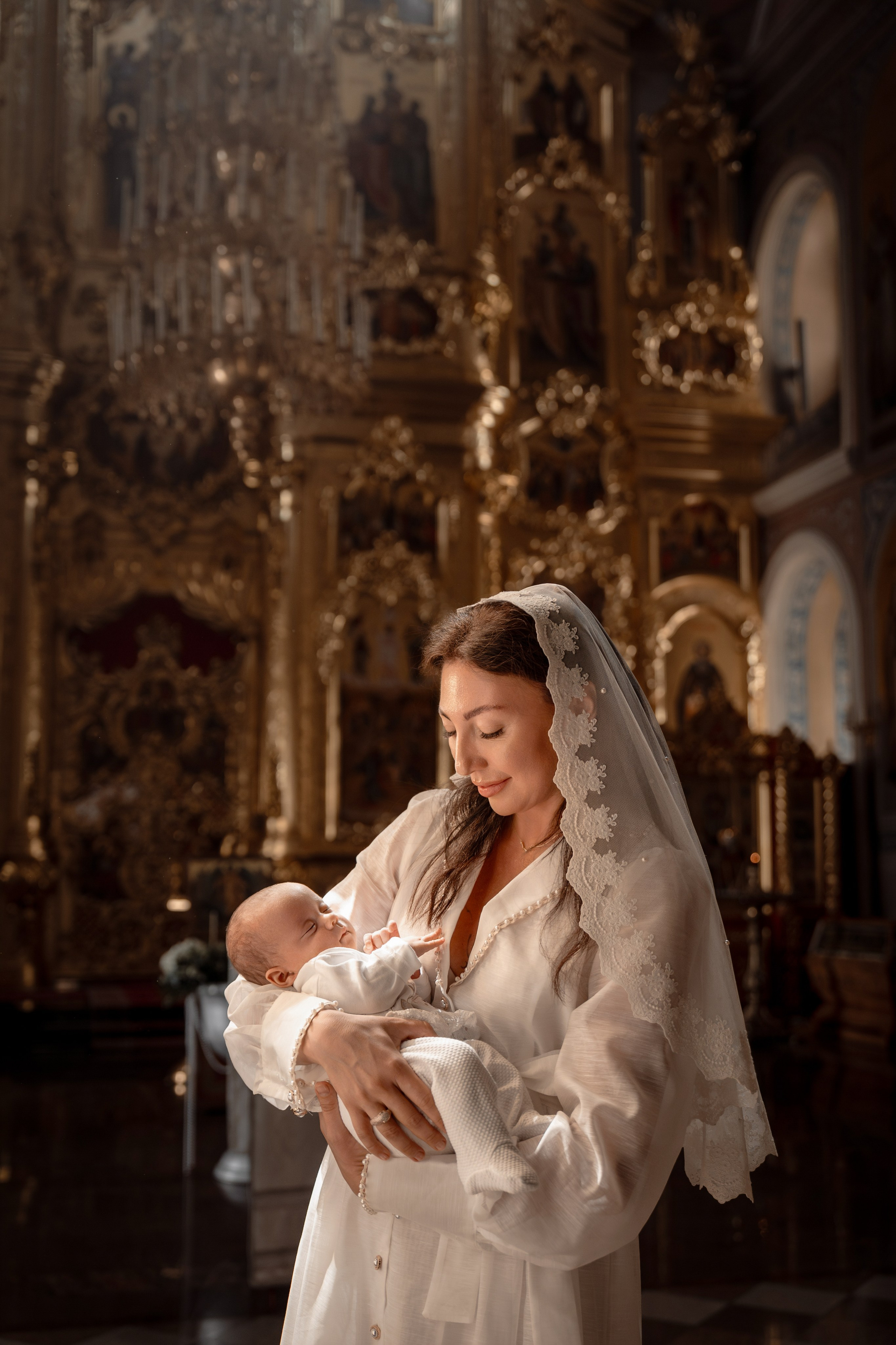 Крещение Василисы в Храме Николая Чудотворца в Заяицком. Фото- и видеосъёмка крещения и венчания. Фотограф на крещение Москва