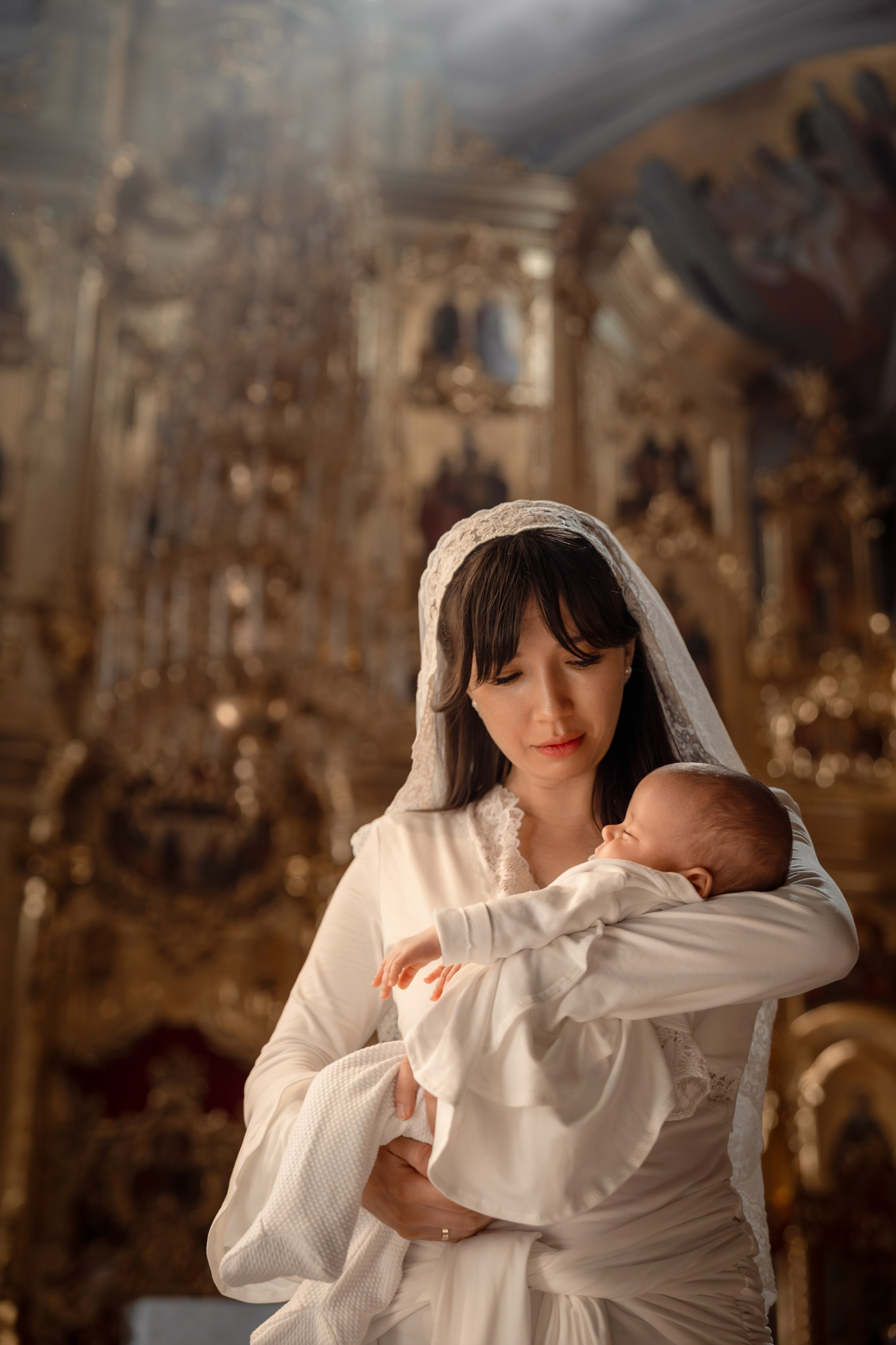 Крещение Василисы в Храме Николая Чудотворца в Заяицком. Фото- и видеосъёмка крещения и венчания. Фотограф на крещение Москва