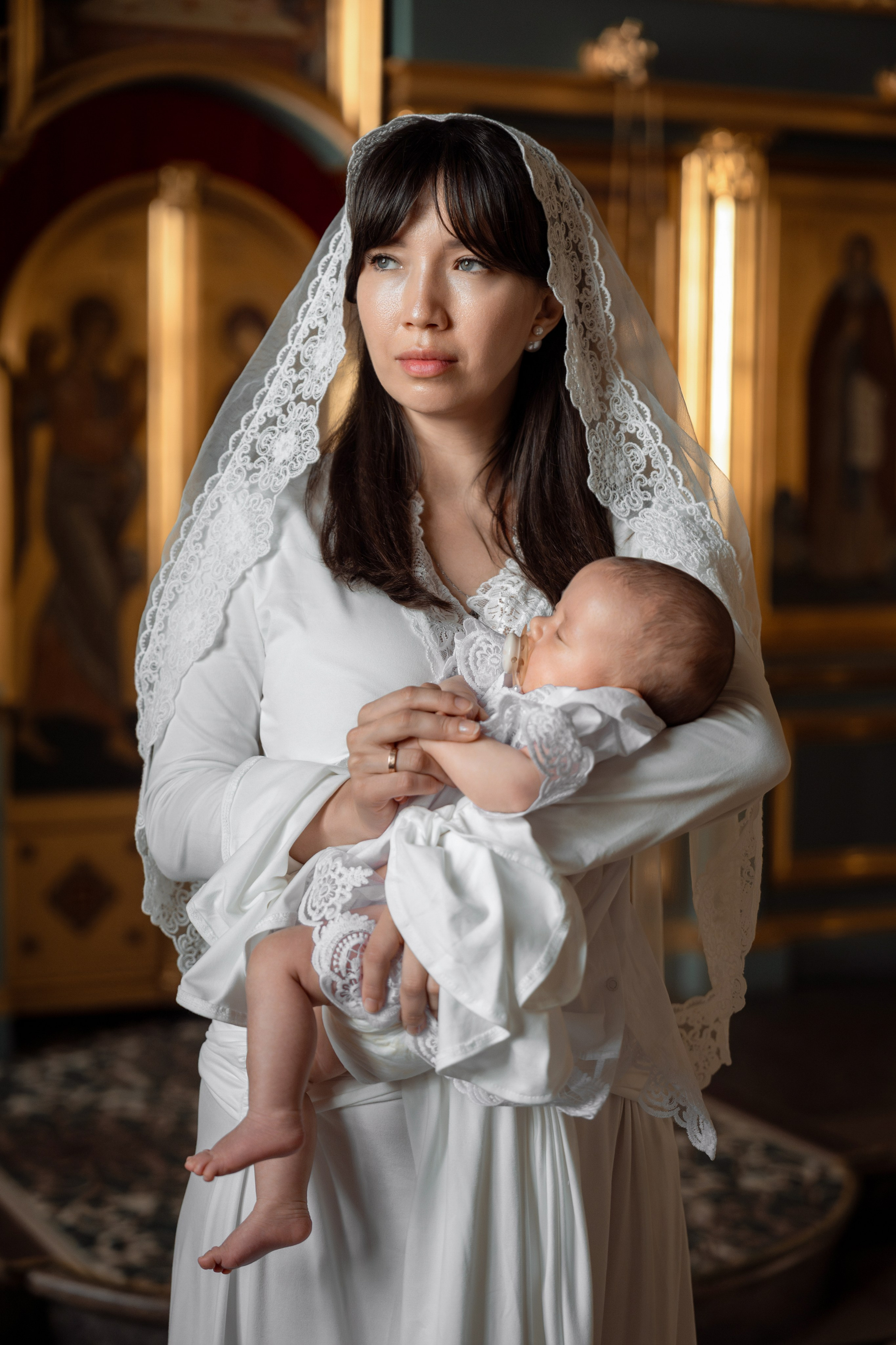 Крещение Василисы в Храме Николая Чудотворца в Заяицком. Фото- и видеосъёмка крещения и венчания. Фотограф на крещение Москва