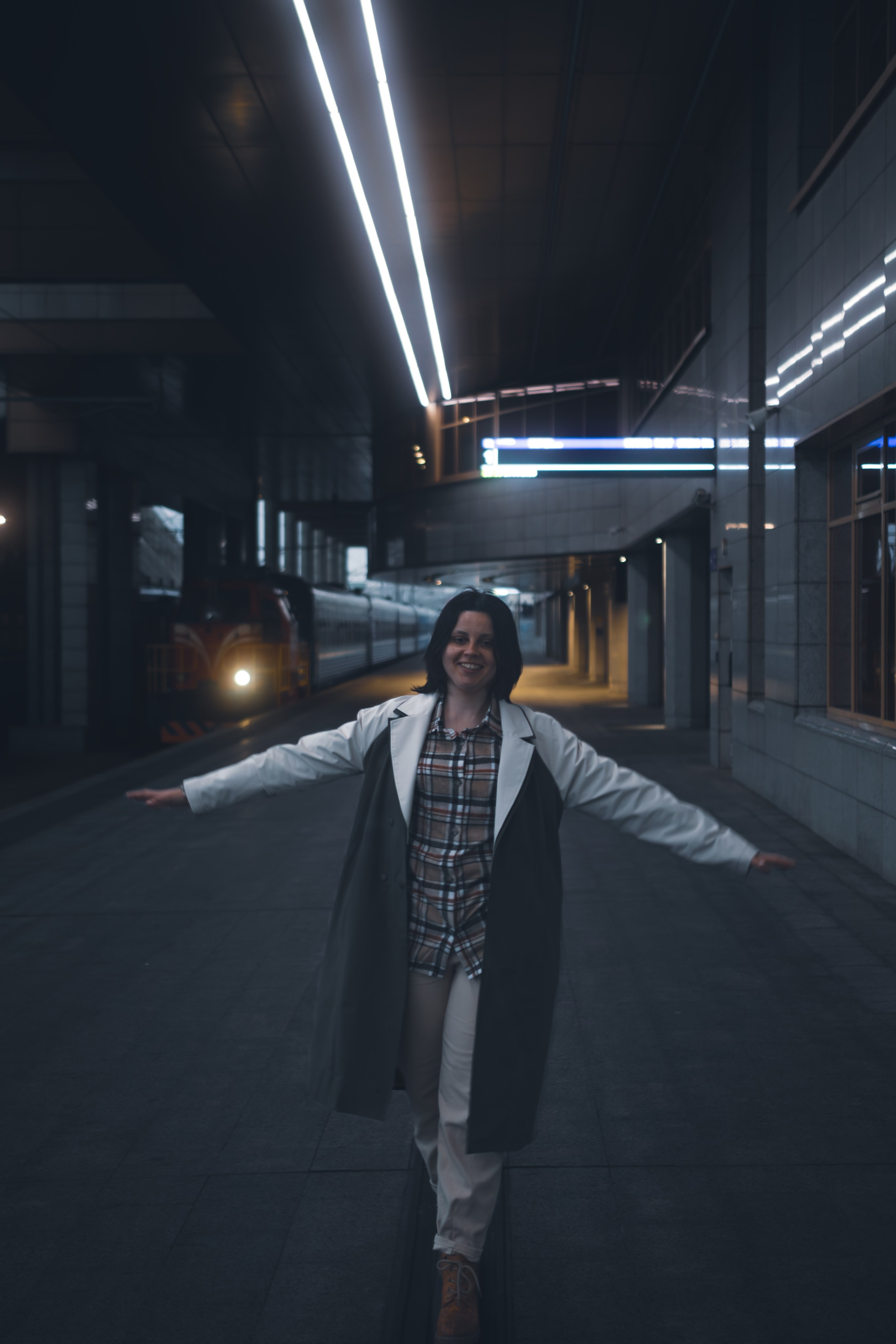 Фотосессия на вокзале