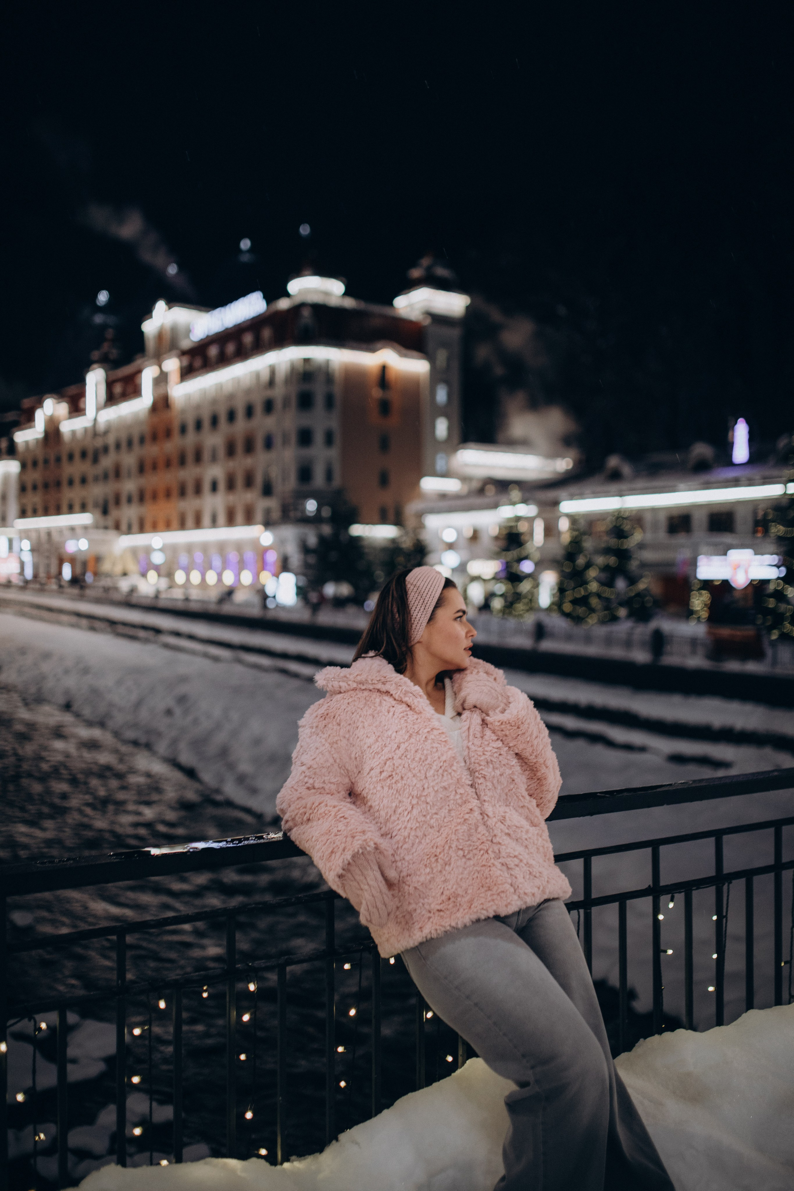 Зимняя прогулка на Розе Хутор с Кристиной. Фотограф Елизавета Балакир