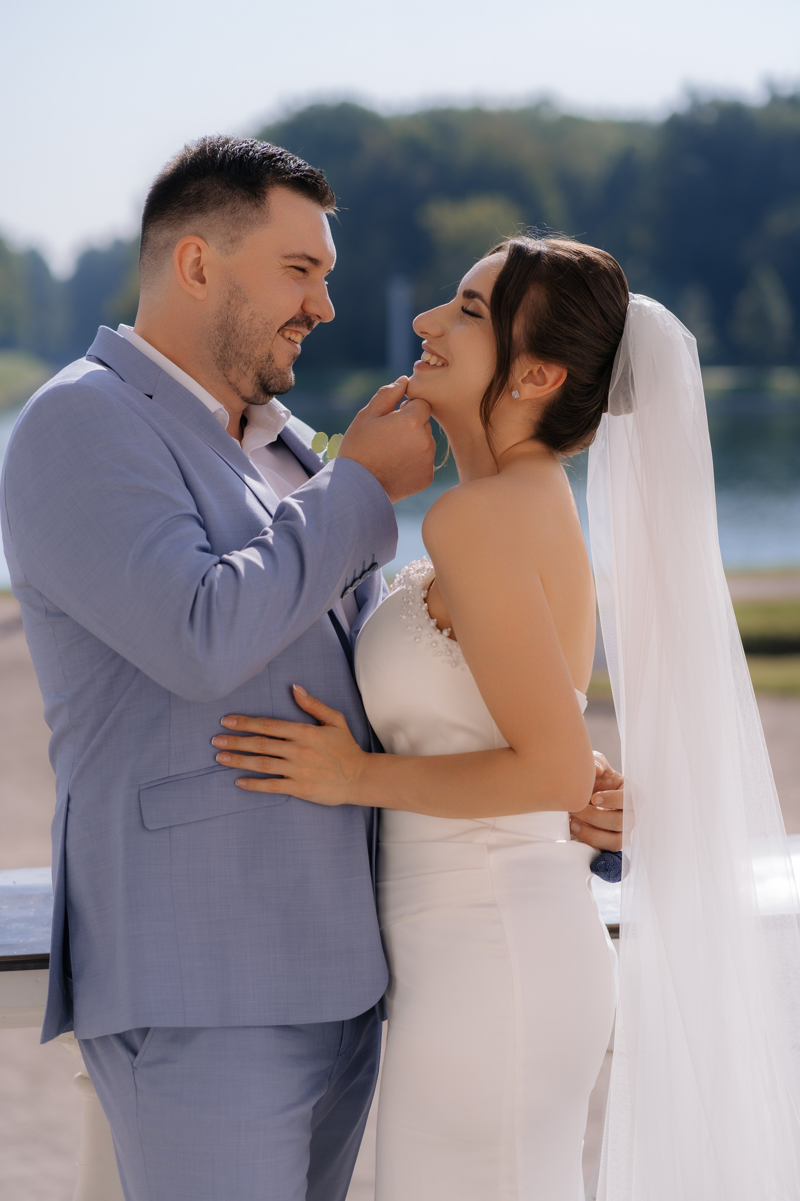 Свадебная фотосессия в Москве, парк Кусково. Свадебный фотограф в Москве Анна Полушина