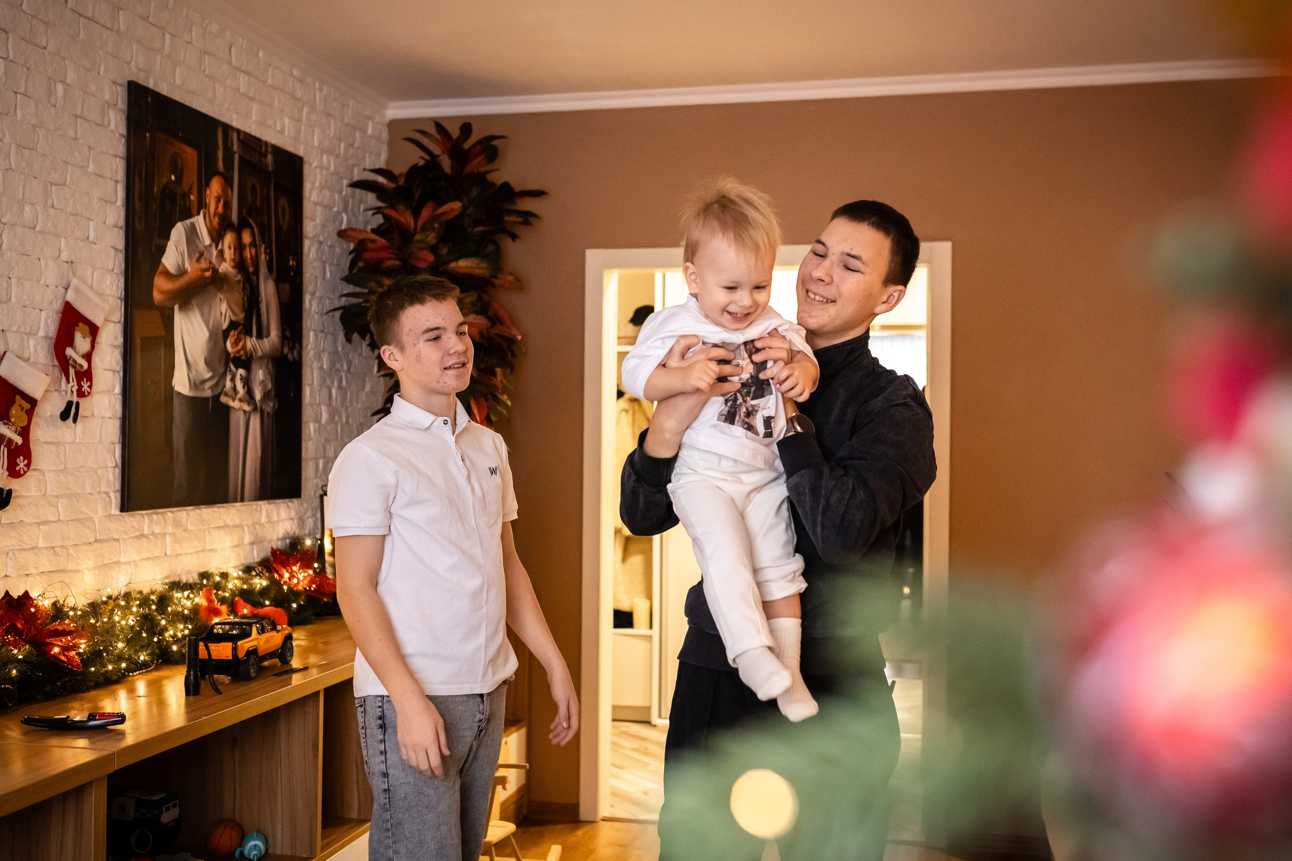 Домашняя съёмка семейная