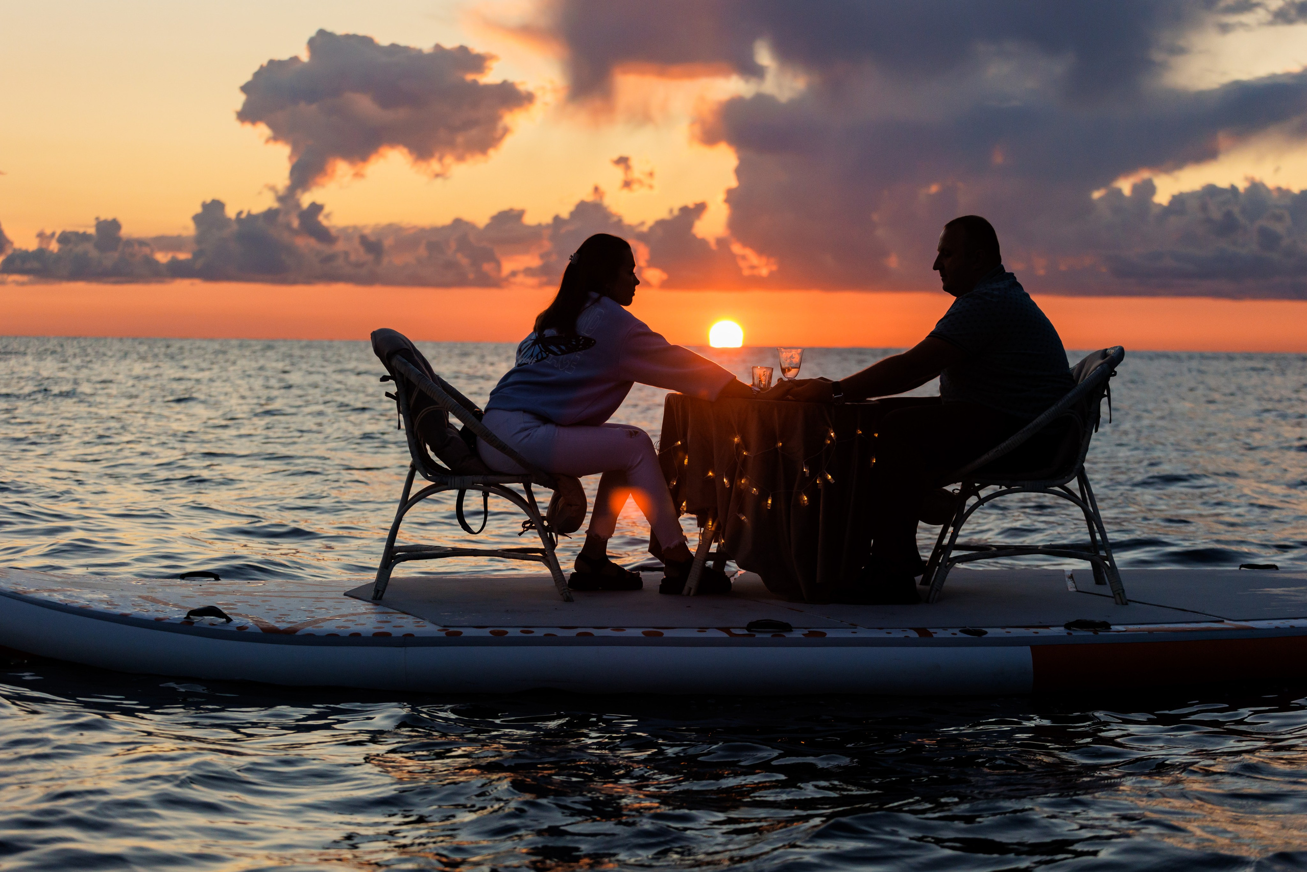 Романтическая съемка на воде. Фотограф в Санкт-Петербурге и Москве Макс Спектор