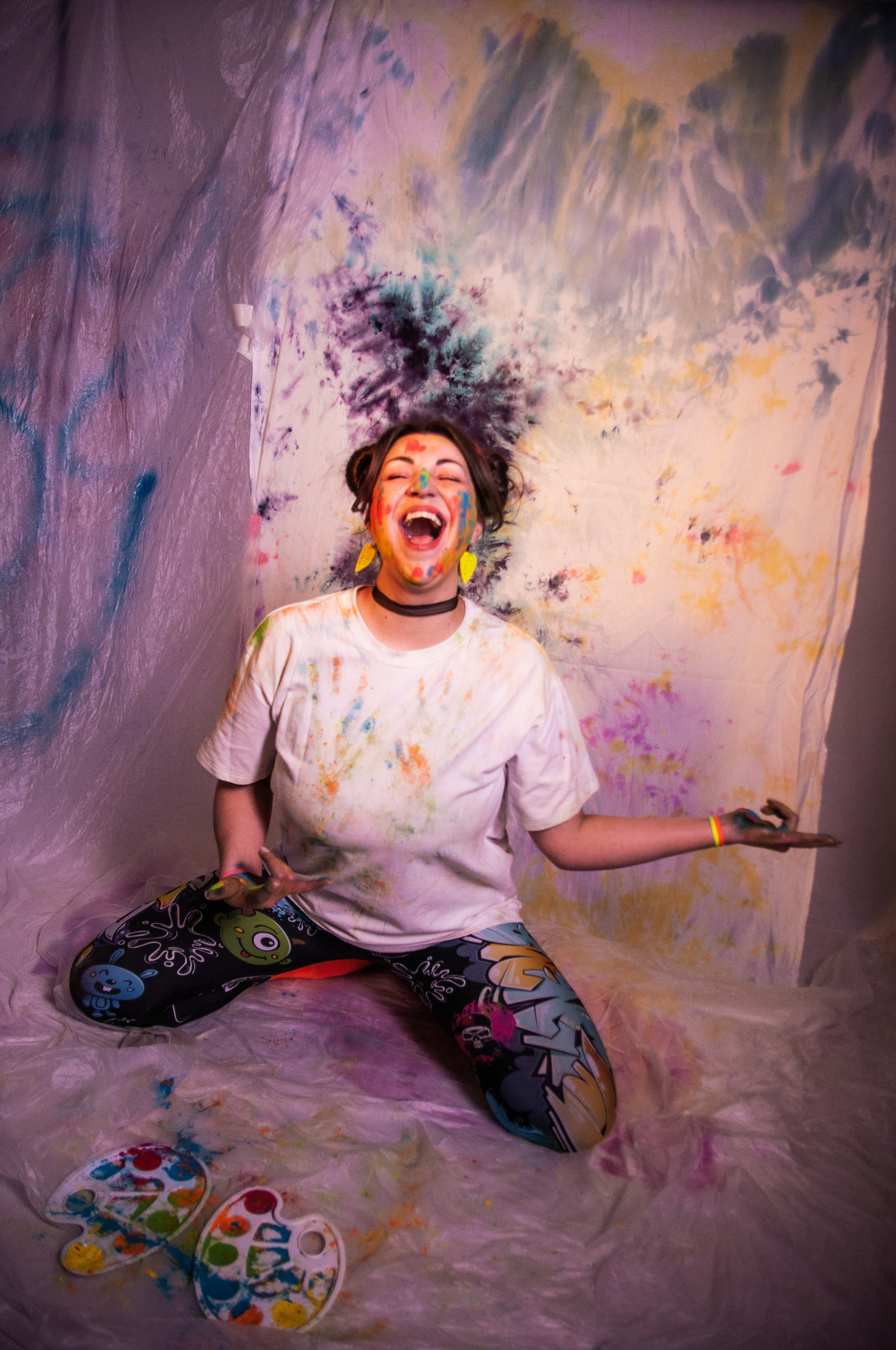 Фотопроект с красками холи. Фотограф Катя Щербина