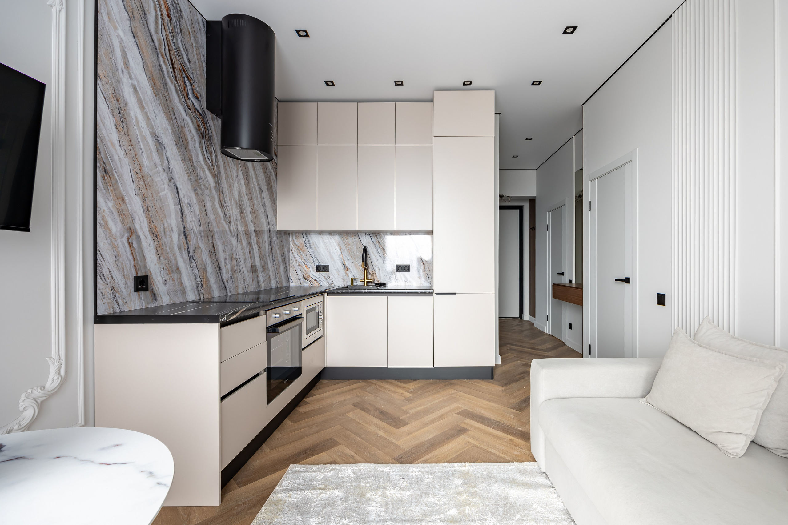 Съемка квартиры для продажи в ЖК «Crystal». Интерьерный фотограф в Москве Сергей Чекмезов