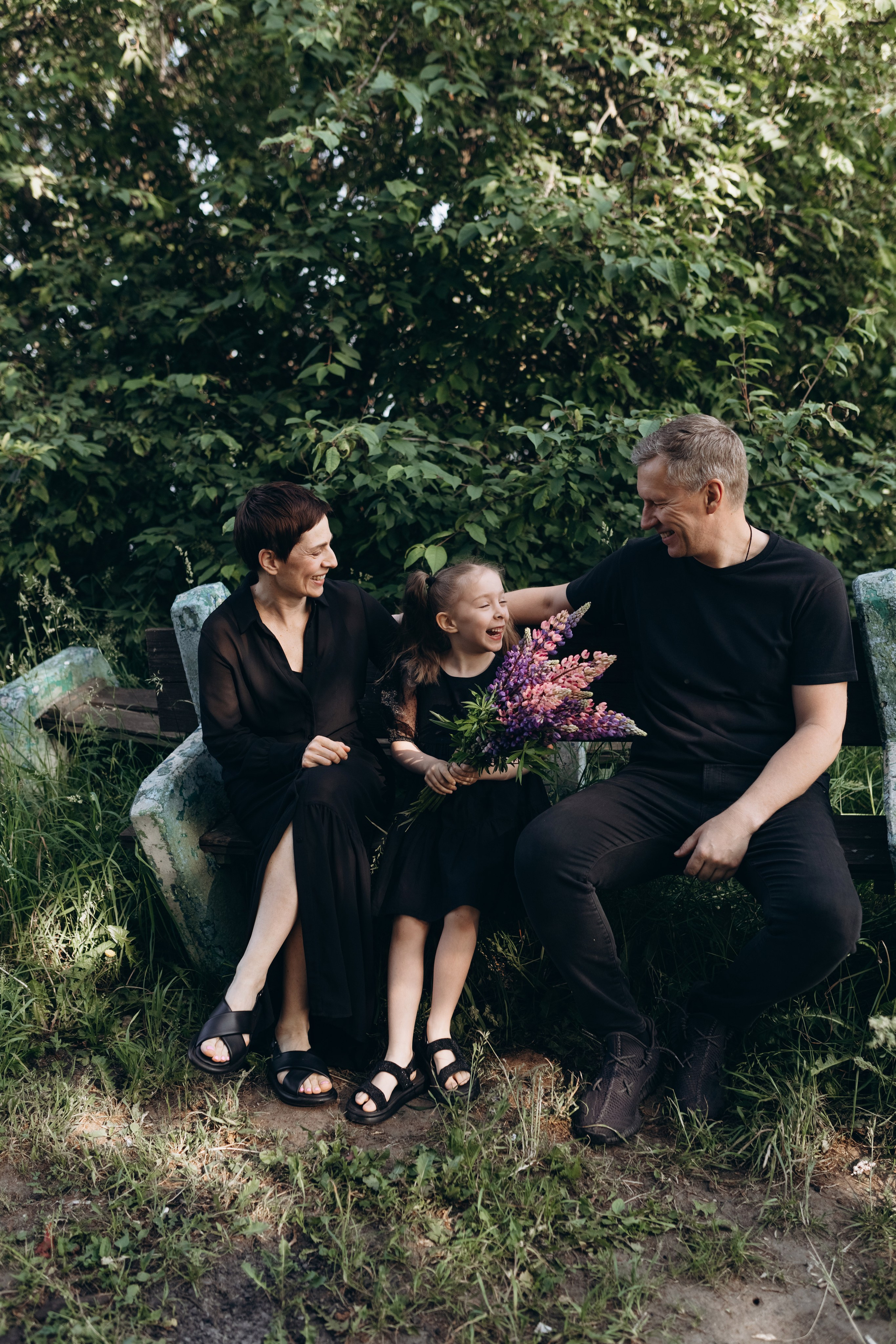 Паша, Женя, Маша. Фотограф Людмила Оюн