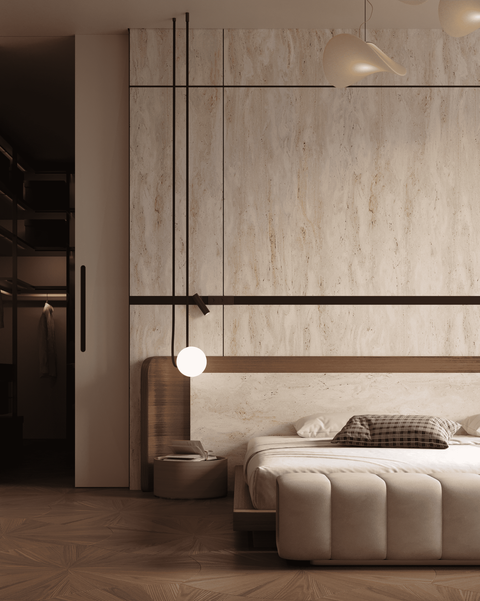 Travertine Warmth. Дизайнер интерьера, мебели Вероника Смовж
