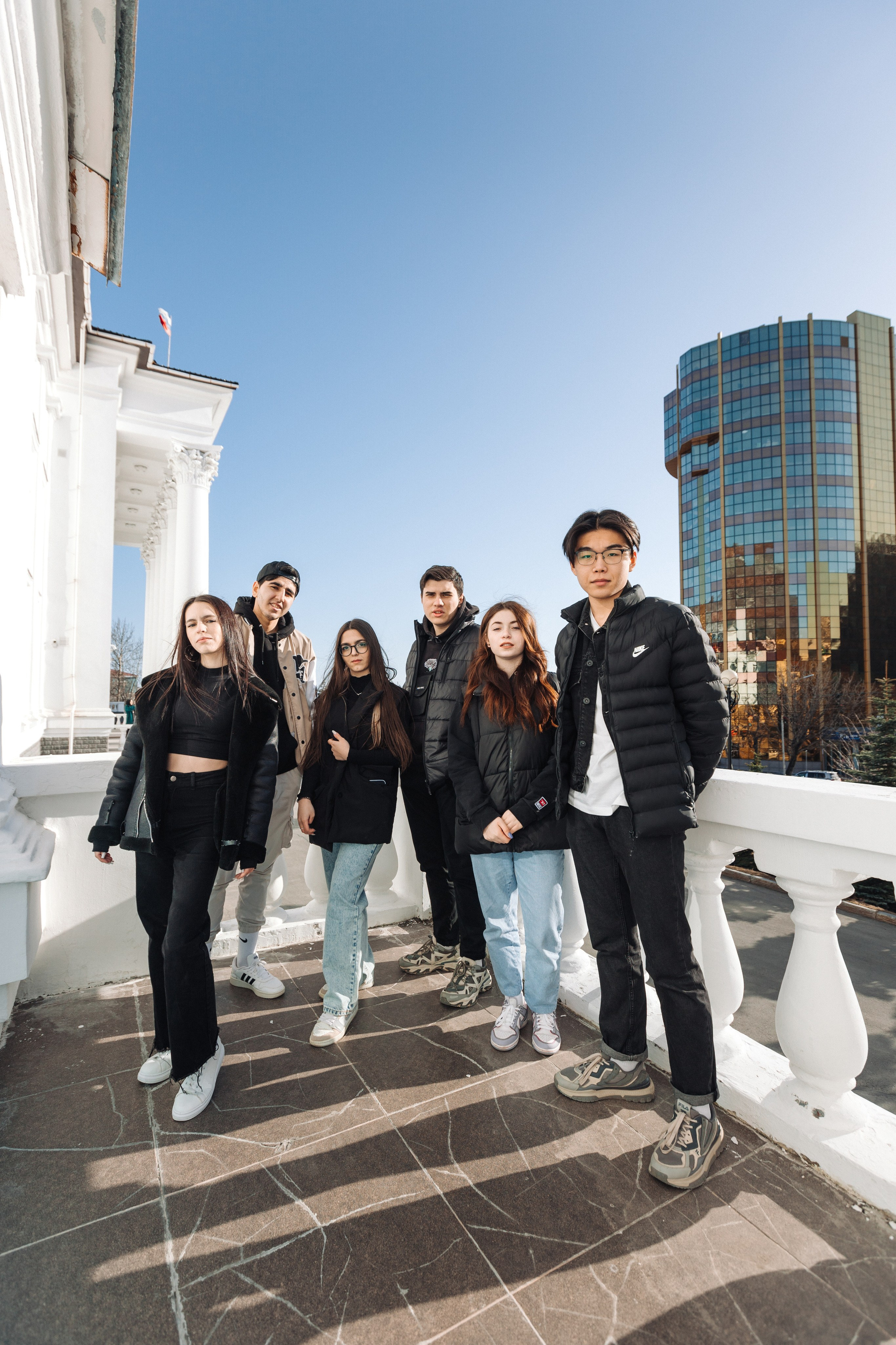 Школьная фотосессия в центре Петропавловска-Камчатского