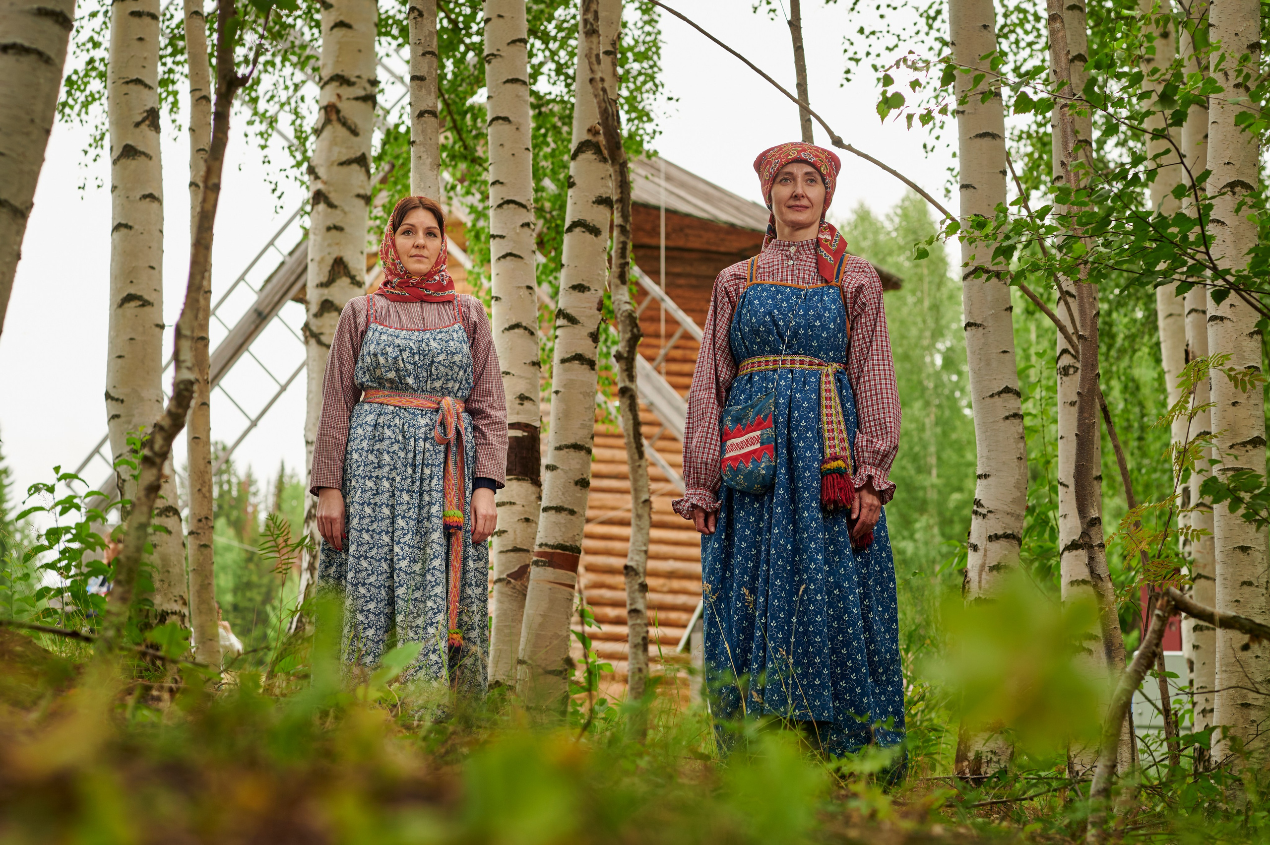 Фотосессия в русском народном стиле в Хохловке. Студия подкастов в Перми фотограф видеограф Михаил Воскресенских
