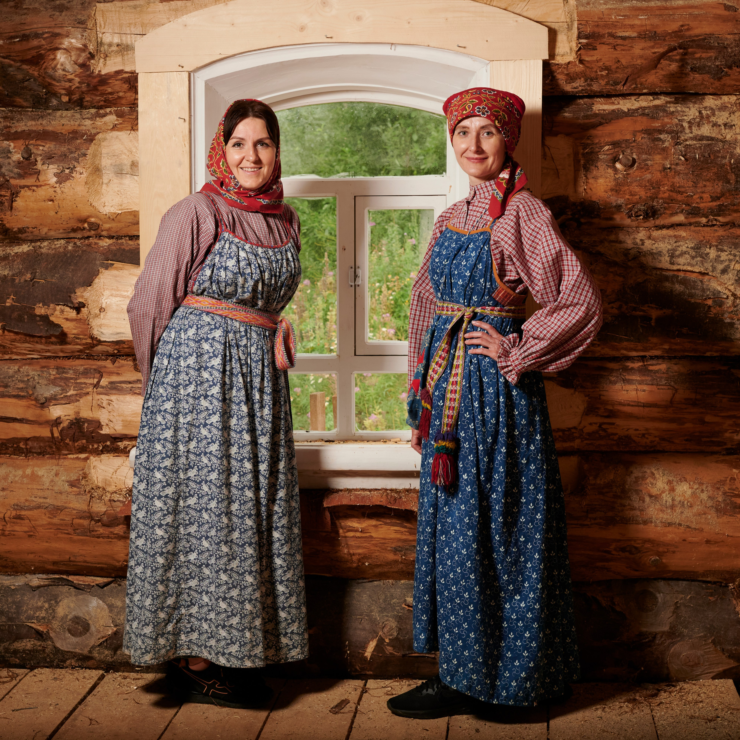 Фотосессия в русском народном стиле в Хохловке. Студия подкастов в Перми фотограф видеограф Михаил Воскресенских
