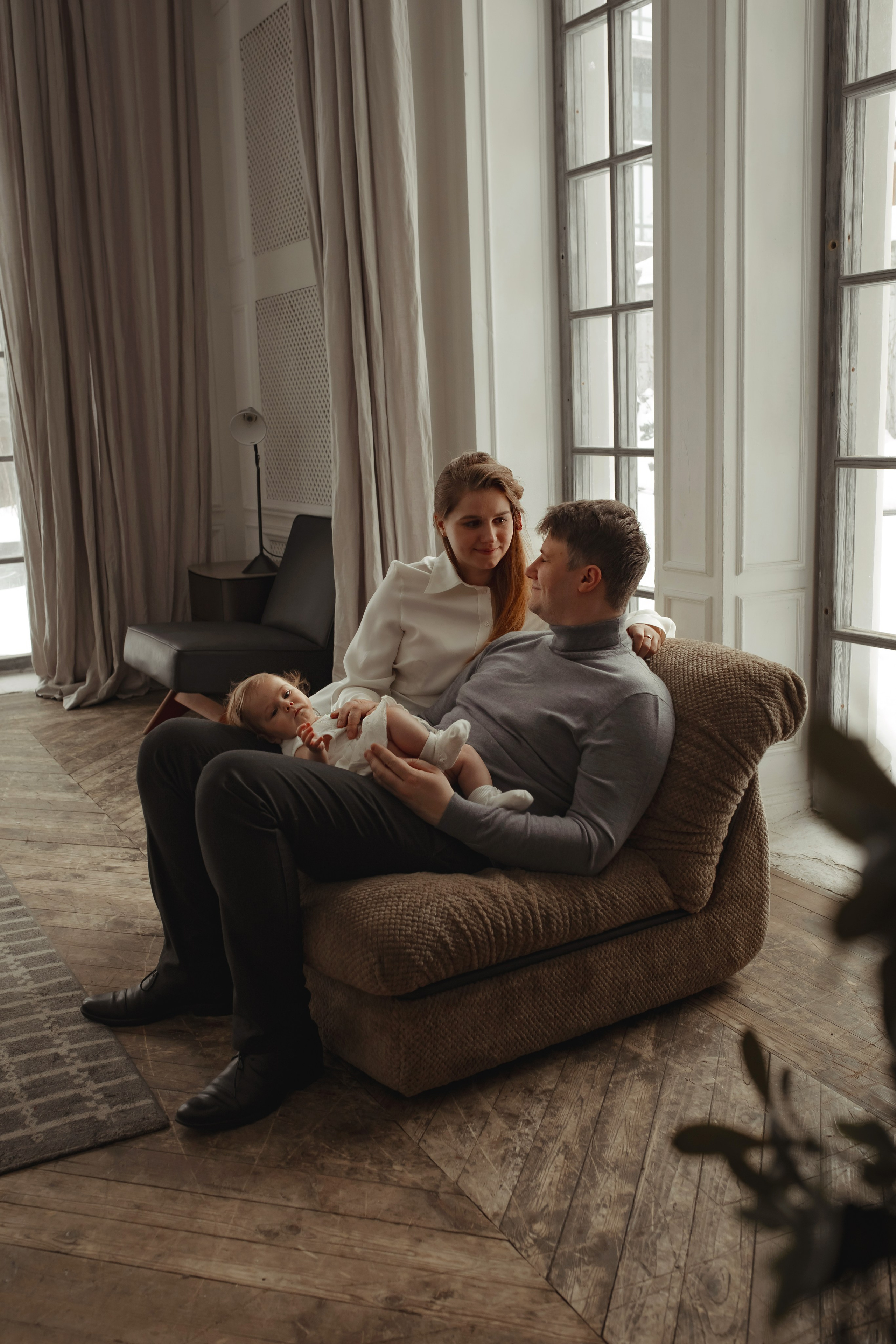 Семейная съемка в студии. Семейный и детский фотограф в Москве Дорогова Екатерина