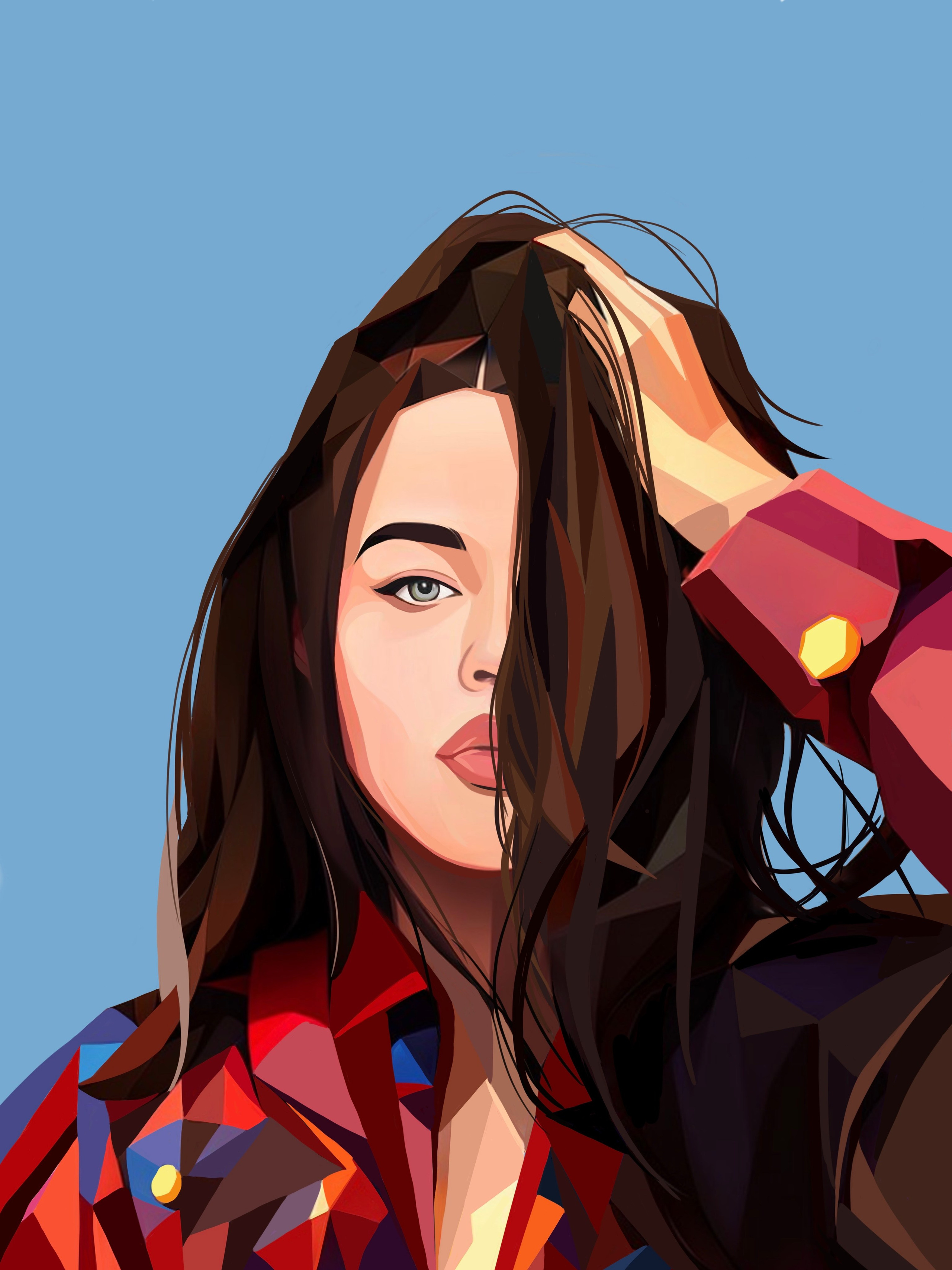 Digital. Portrait Artist and Illustrator Alevtina Golovin