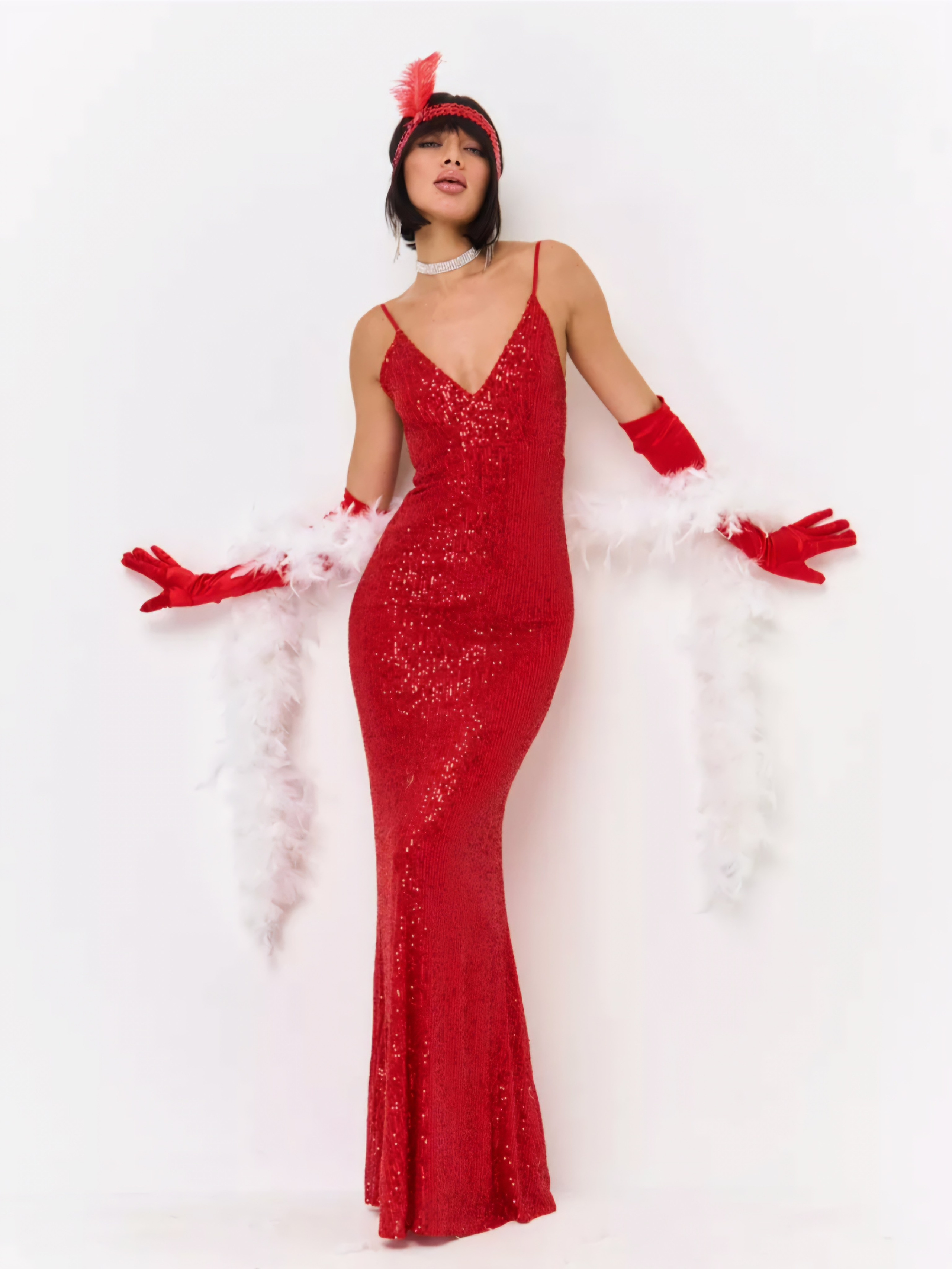 Платье красное пайеточное силуэтное 44рр напрокат в аренду на фотосессию в Иркутске прокат платьев 