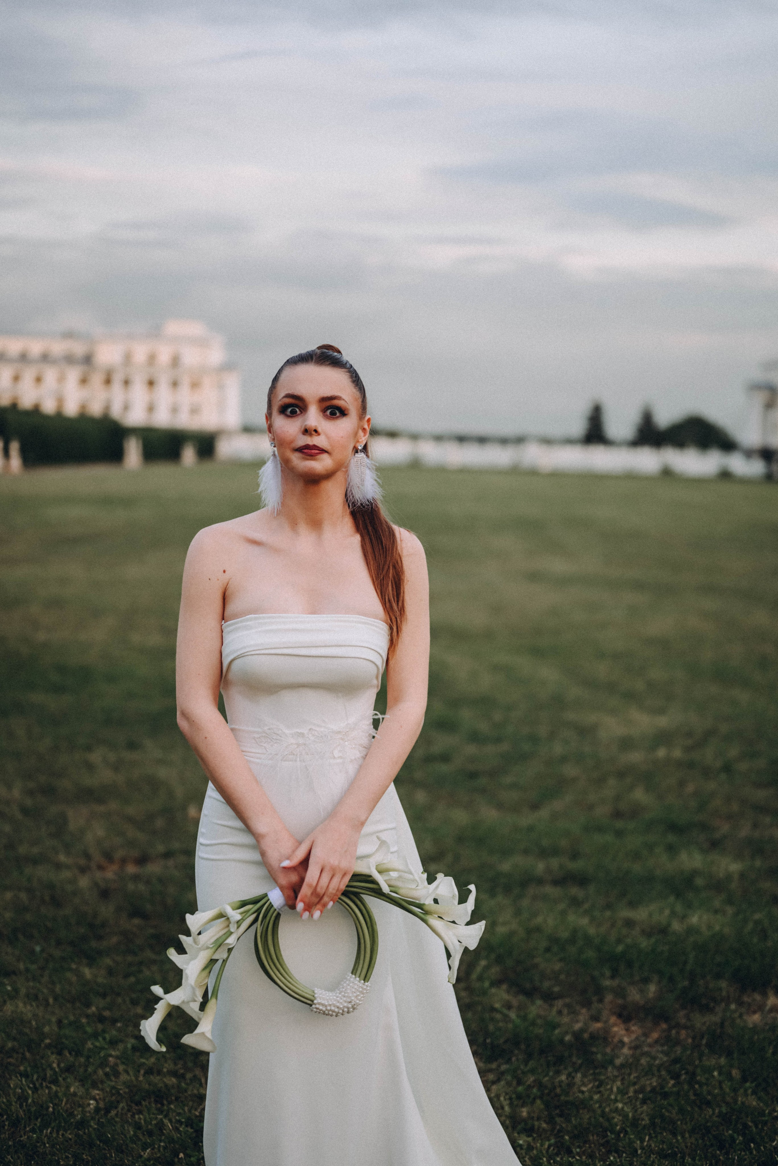 Невеста в Архангельском. Фотограф Анастасия Монах