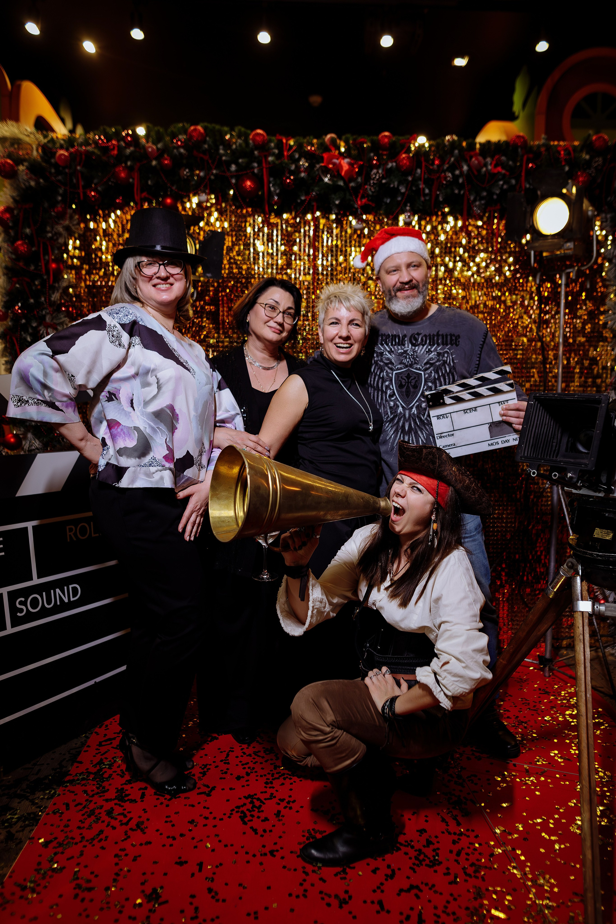 Организация новогоднего в стиле Кино. ToDay-организация частных и деловых мероприятий под ключ