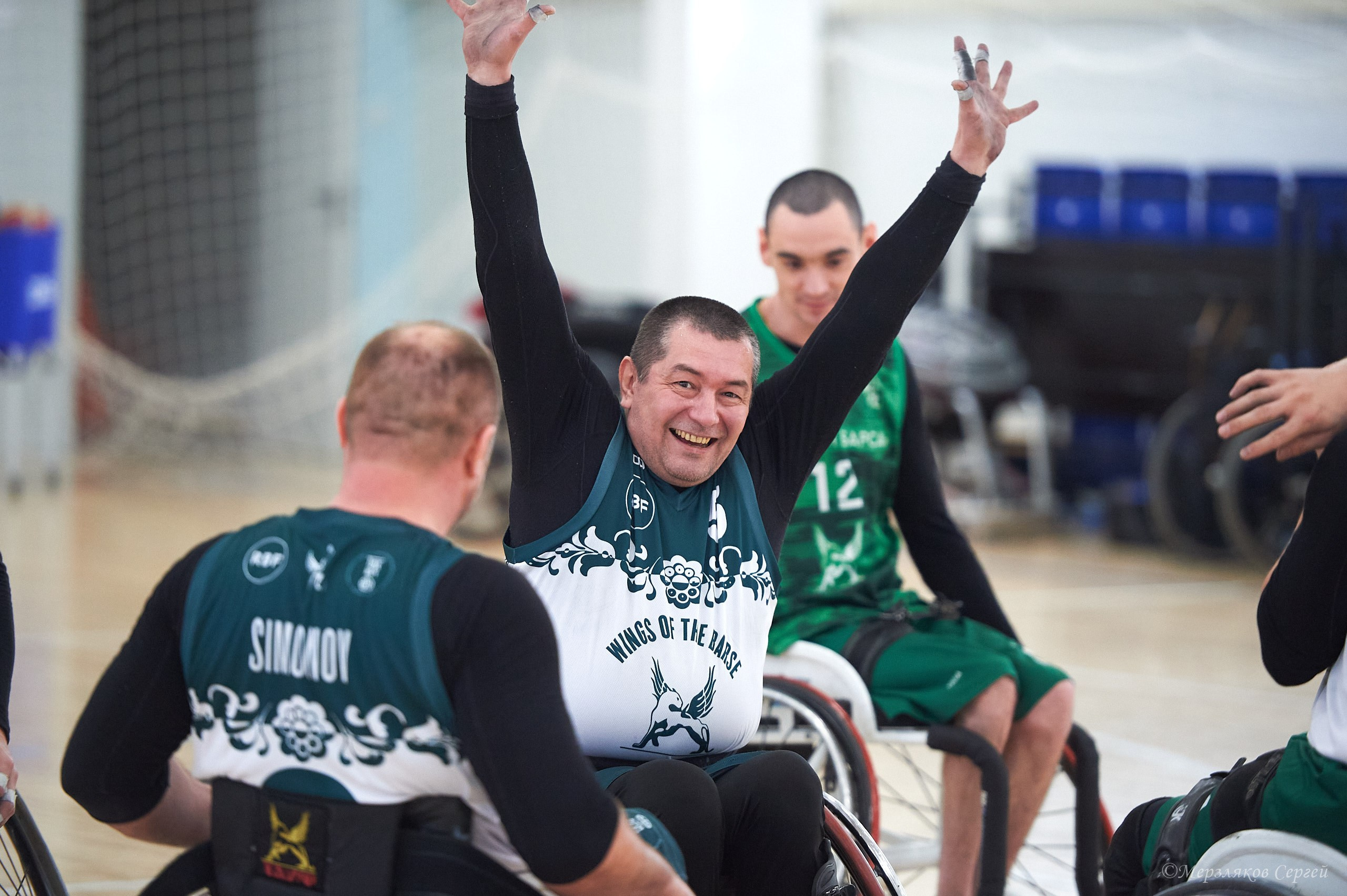 X традиционный Рождественский турнир по баскетболу на колясках. Ижевск. Спортивный репортажный фотограф в Ижевске Сергей Мерзляков