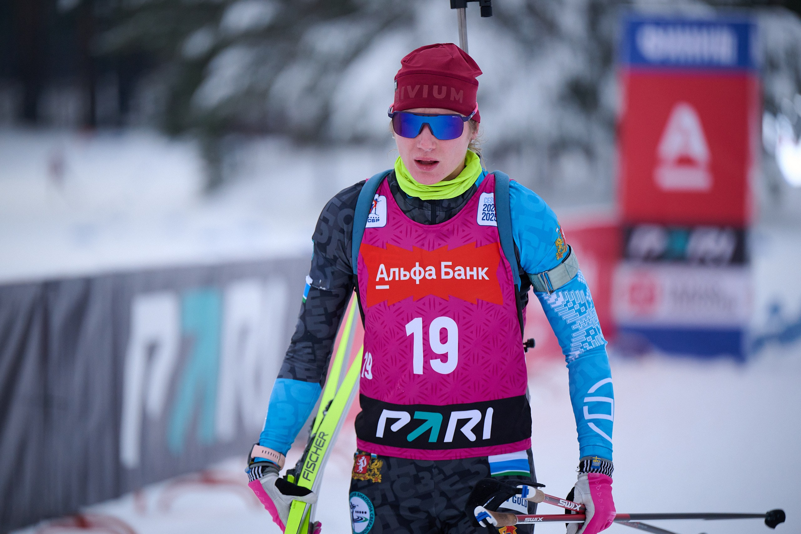 Биатлон. Чемпионат России — 2024/2025, 3-й этап, Ижевск. Ижевская винтовка. Спортивный репортажный фотограф в Ижевске Сергей Мерзляков