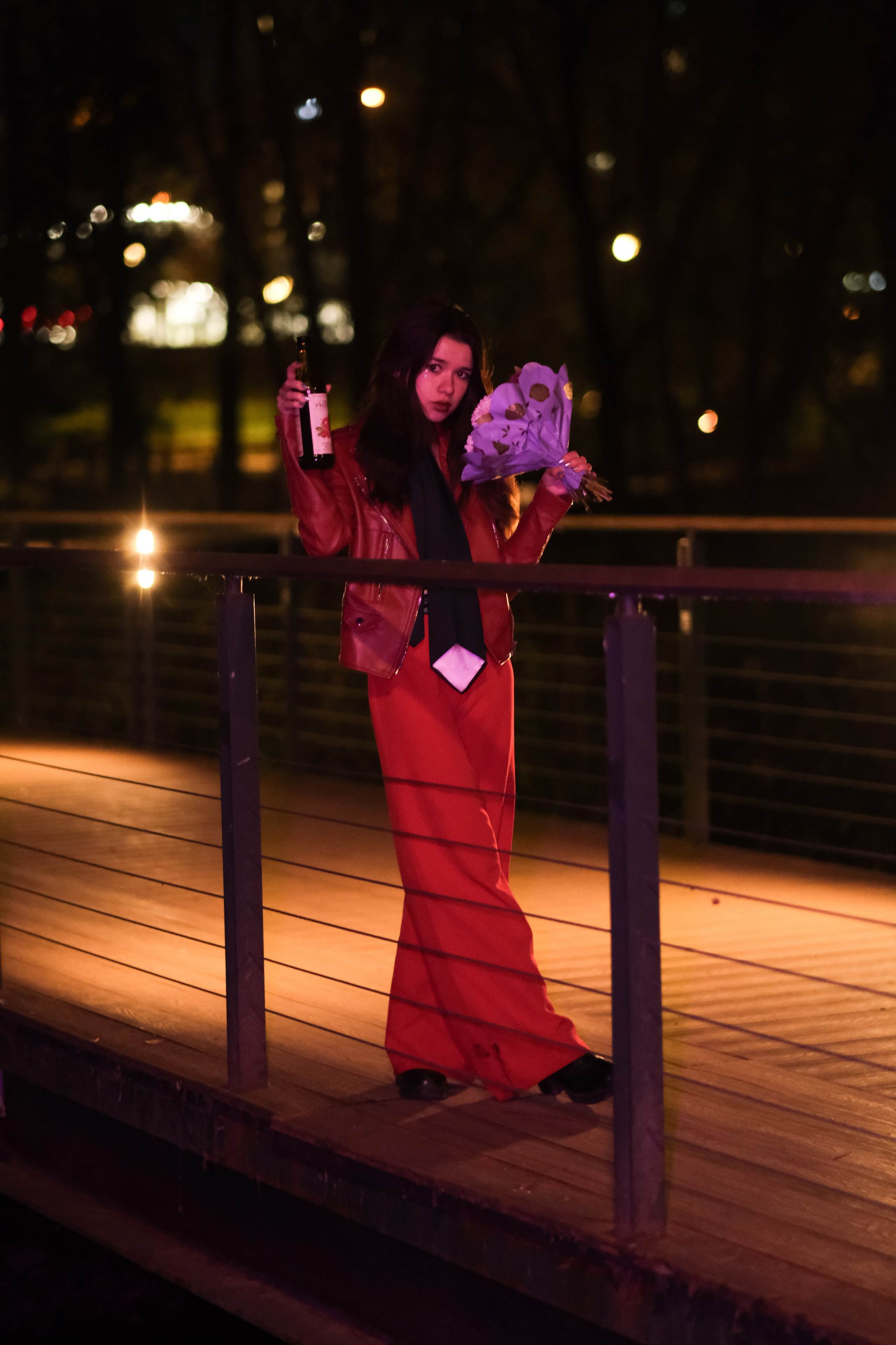 Александра в красном. Креативный фотограф в Москве Арапова Виталия