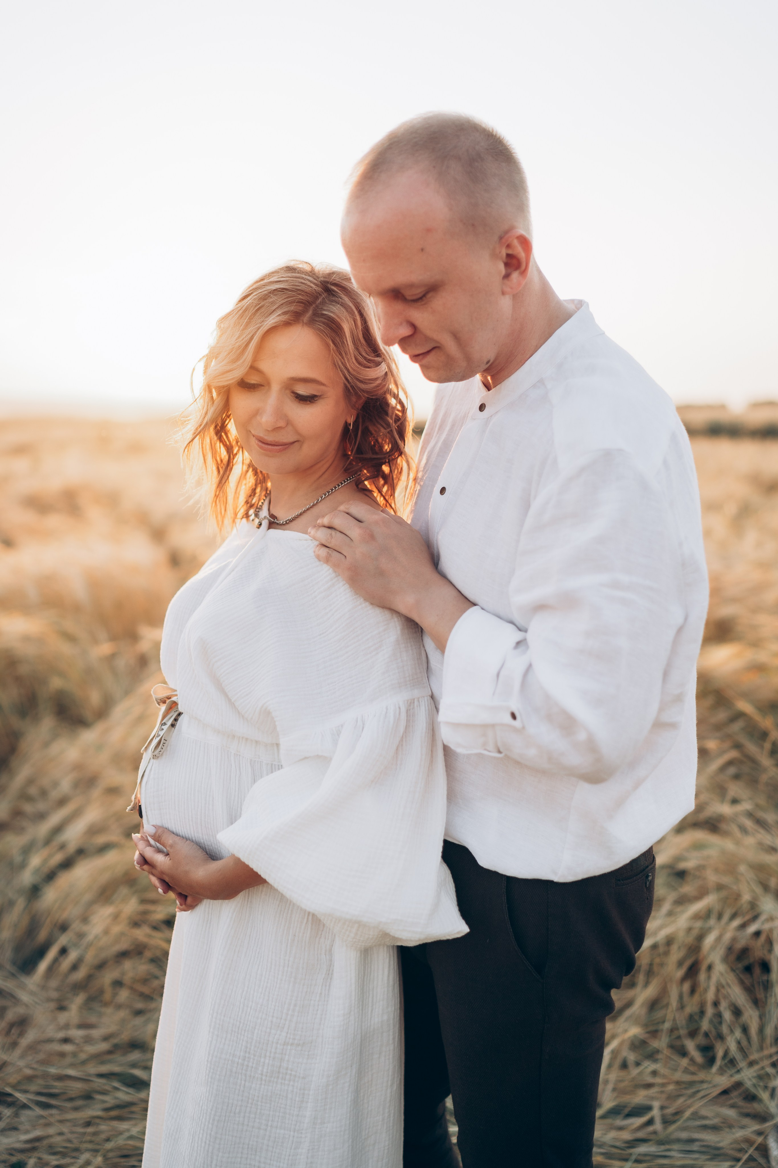 Закатная история в полях. Семейный фотограф в Москве Елена Гильманова