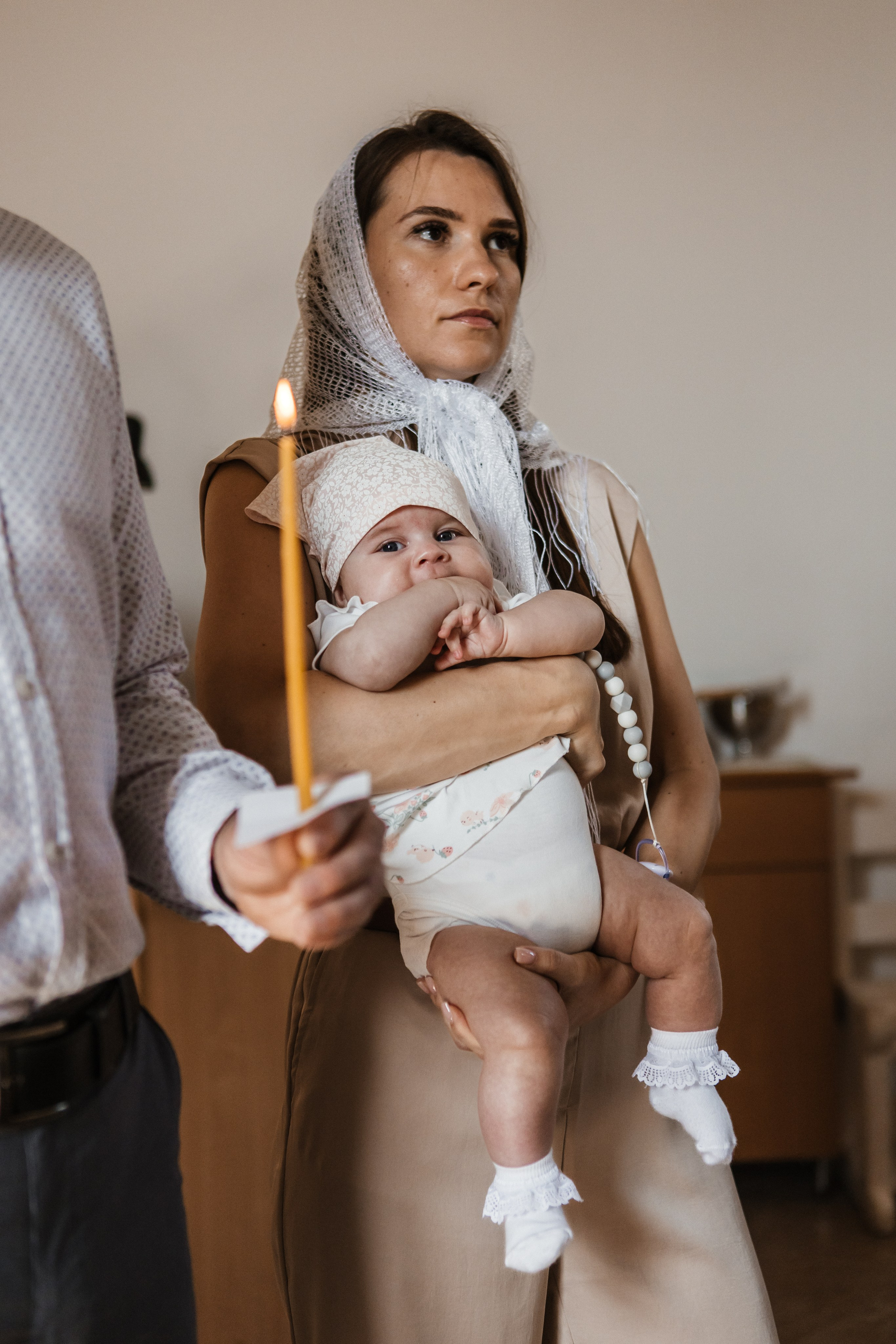 Таинство Крещения. Фотограф новорожденных в Волковыске Валя Легкова