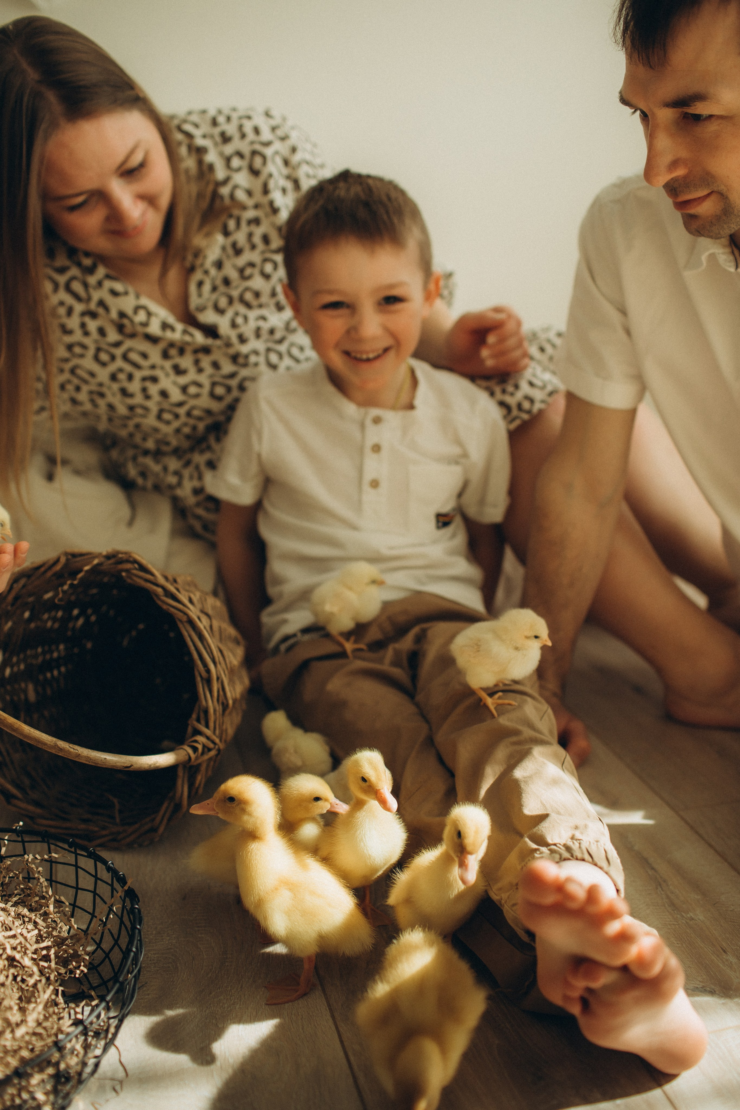 Виктория и Иван с детками. Семейный фотограф в Москве и Московской области Лазутина Валентина