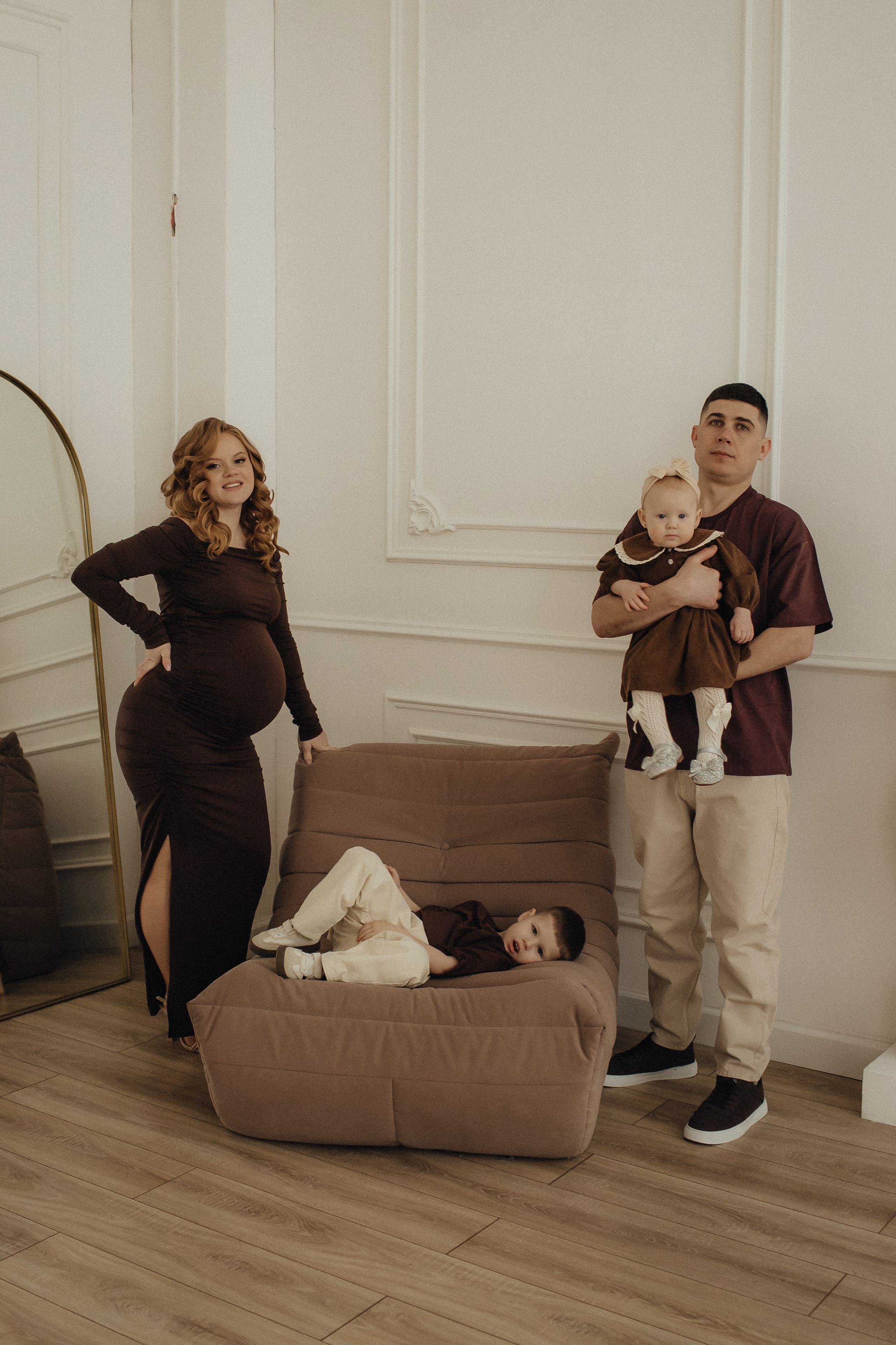 Виктория и Евгений с детками. Семейный фотограф в Москве и Московской области Лазутина Валентина