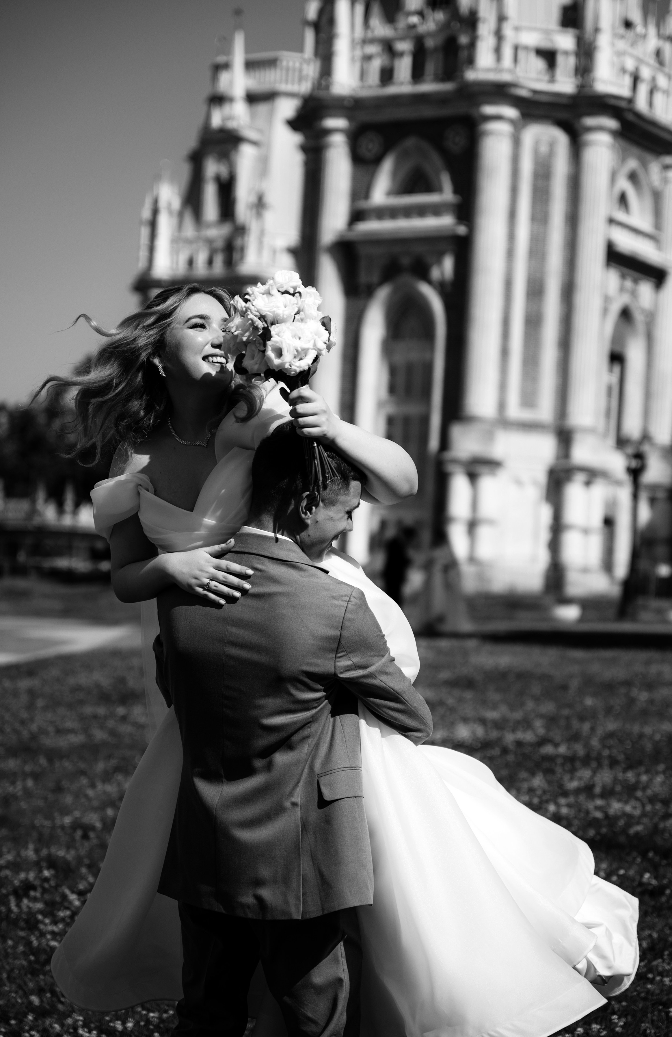 Свадебная прогулка в Царицино. Фотограф в Москве Алёна Степутенко