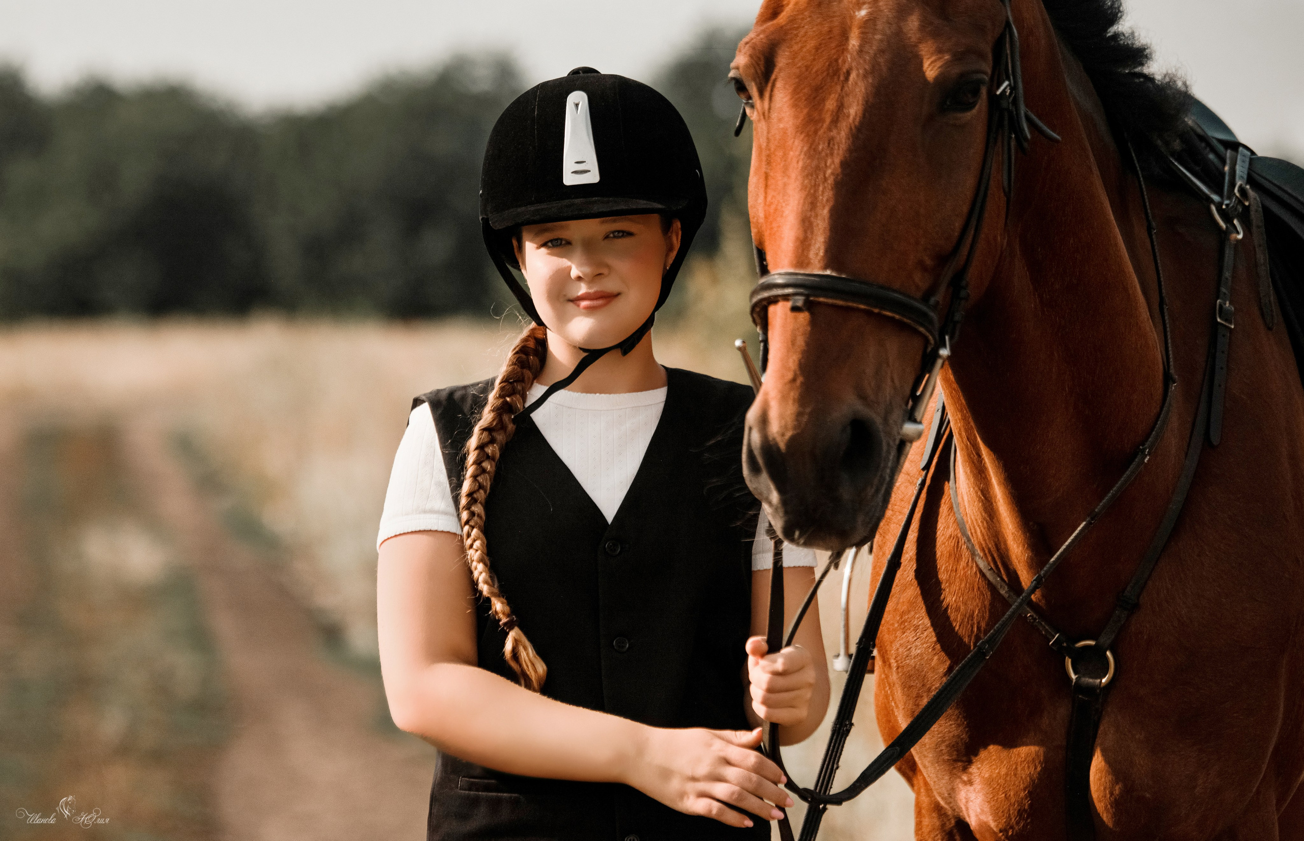 Всадница Карина и Финист. Конный фотограф в Саратове Юлия Иванова