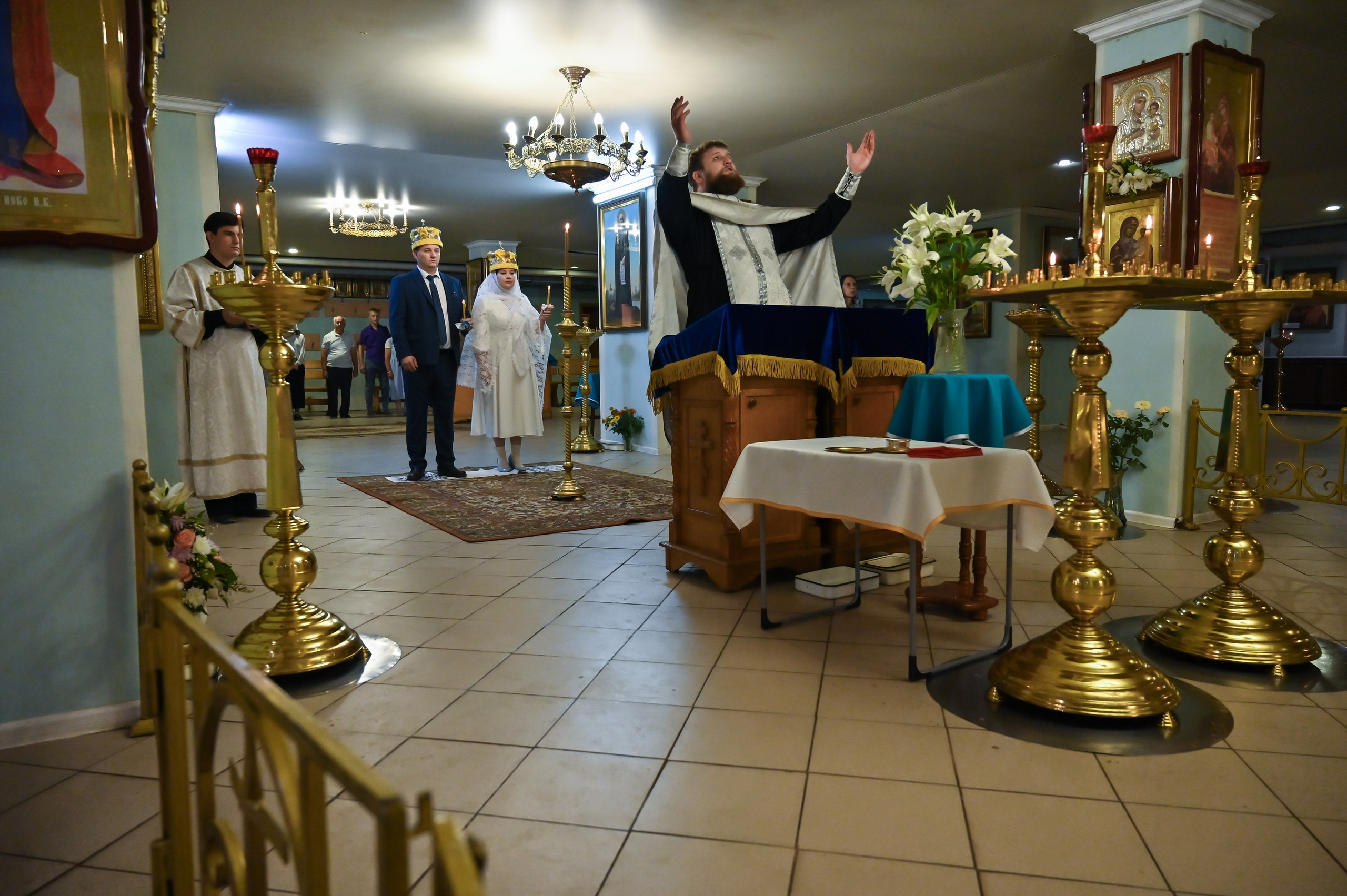 Венчание Андрей и Елена. Репортажный и свадебный фотограф в Липецке Иван Первойкин