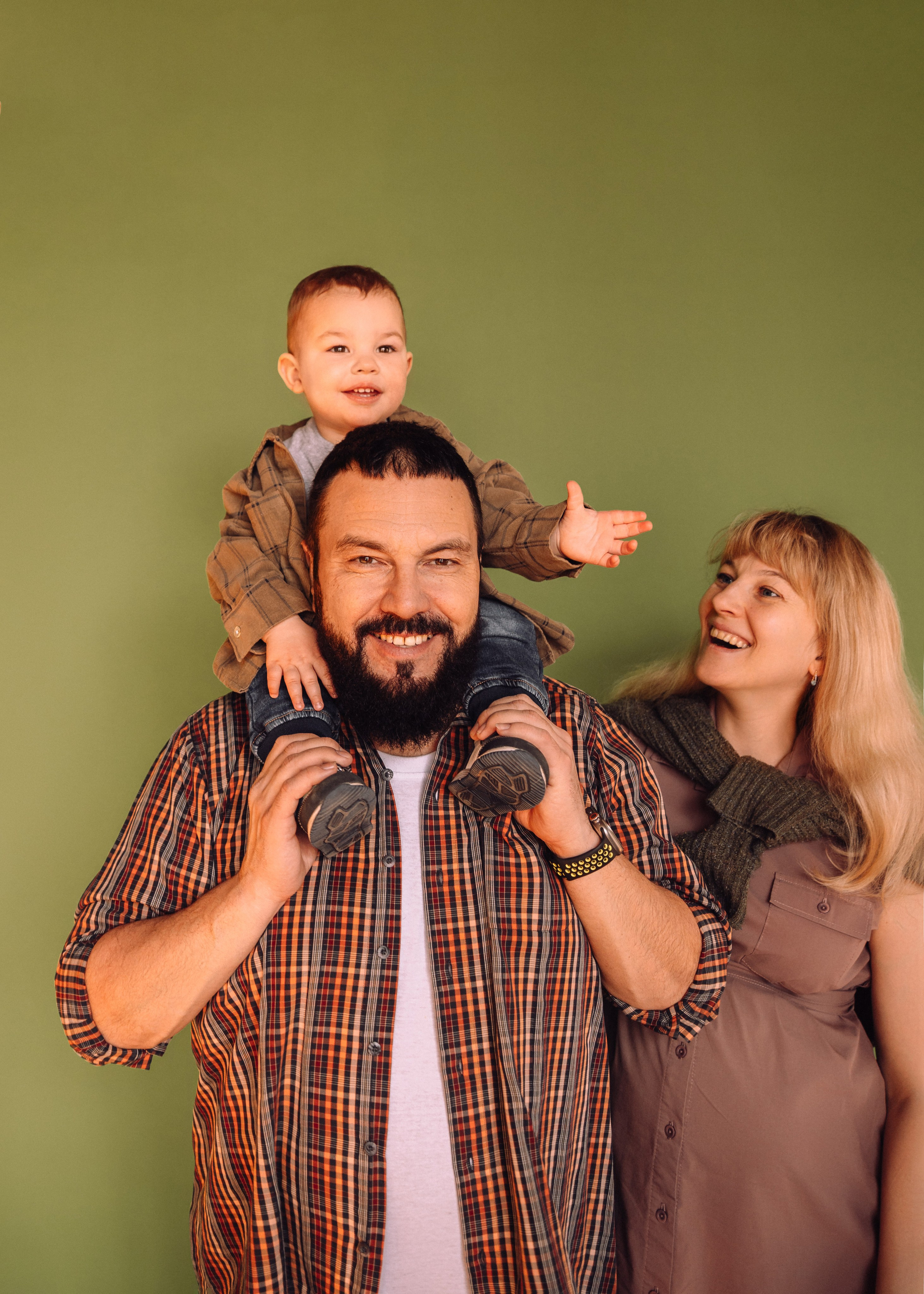 Оля, Леша и Димулька. Семейный фотограф В Москве Александра Дейкун