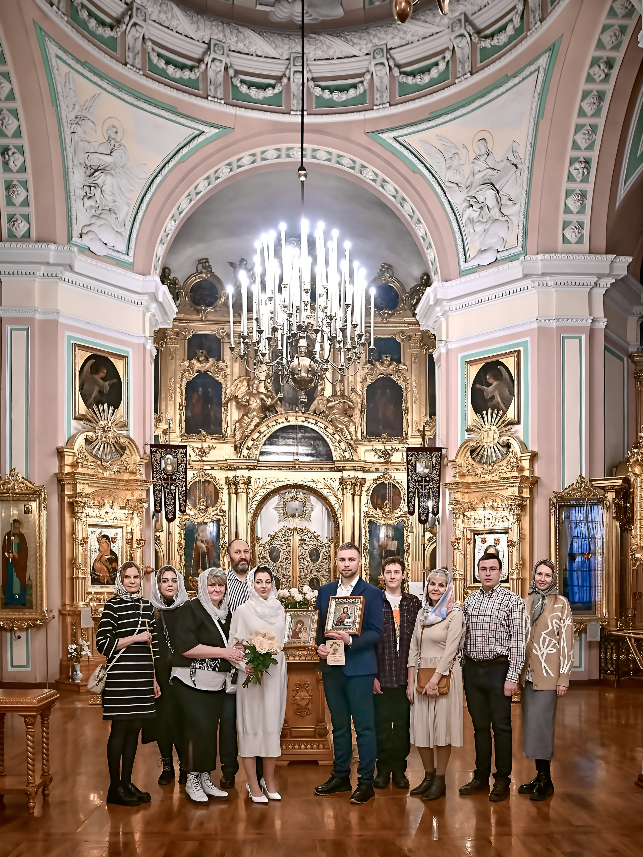 Венчание Артёма и Екатерины | Владимирский собор. Свадебный фотограф в Санкт-Петербурге Славин Денис