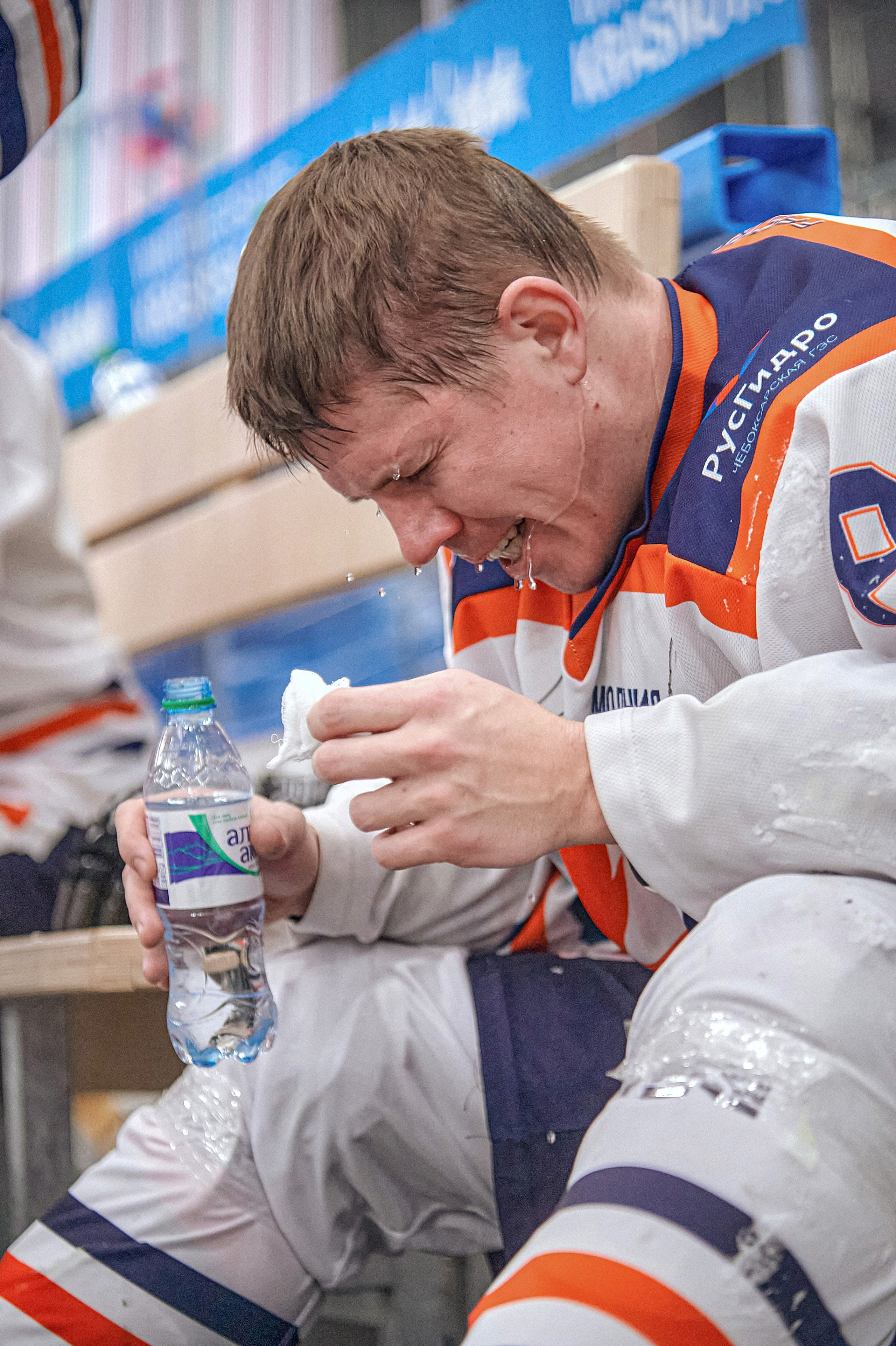 Портфолио репортажной фотосъёмки: Кристалл арена — Хоккей — РусГидро. Фотограф Яковлев Роман — Красноярск