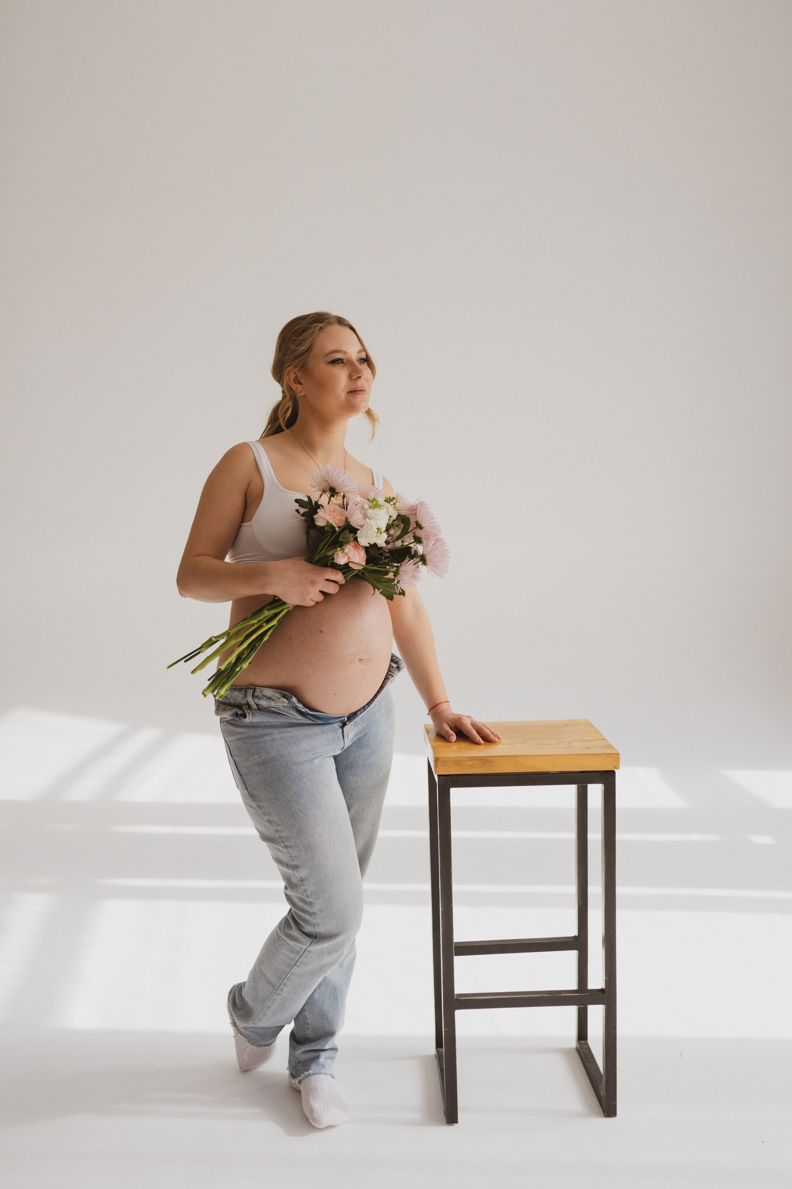 Семейная фотосессия в студии в Москве, семейный фотограф Анна Полушина. Свадебный фотограф в Москве Анна Полушина