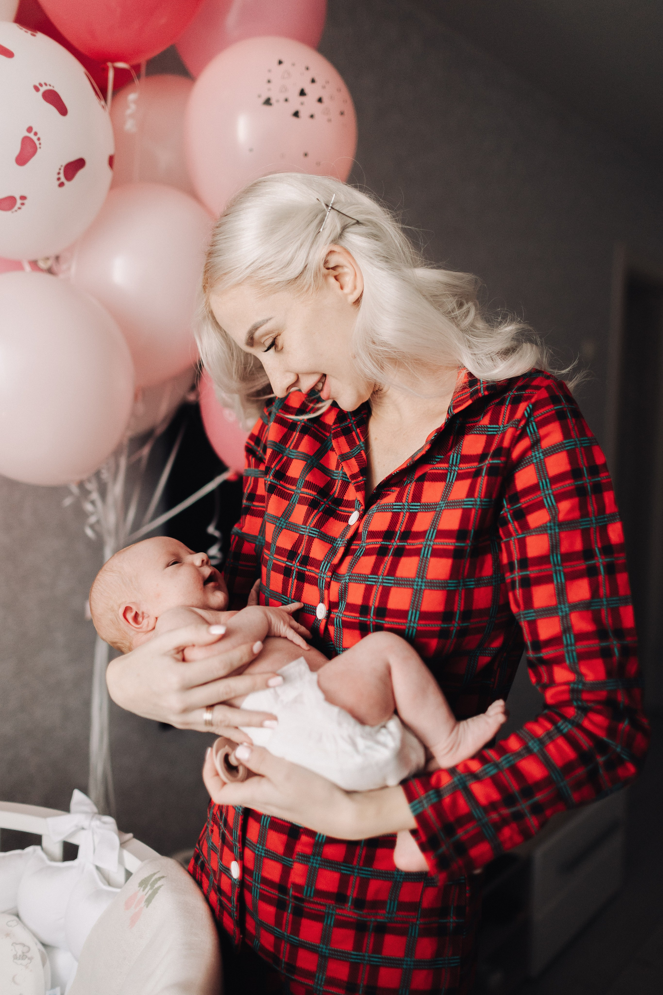 Семья с младенцем. Фотограф Александр Герасимов