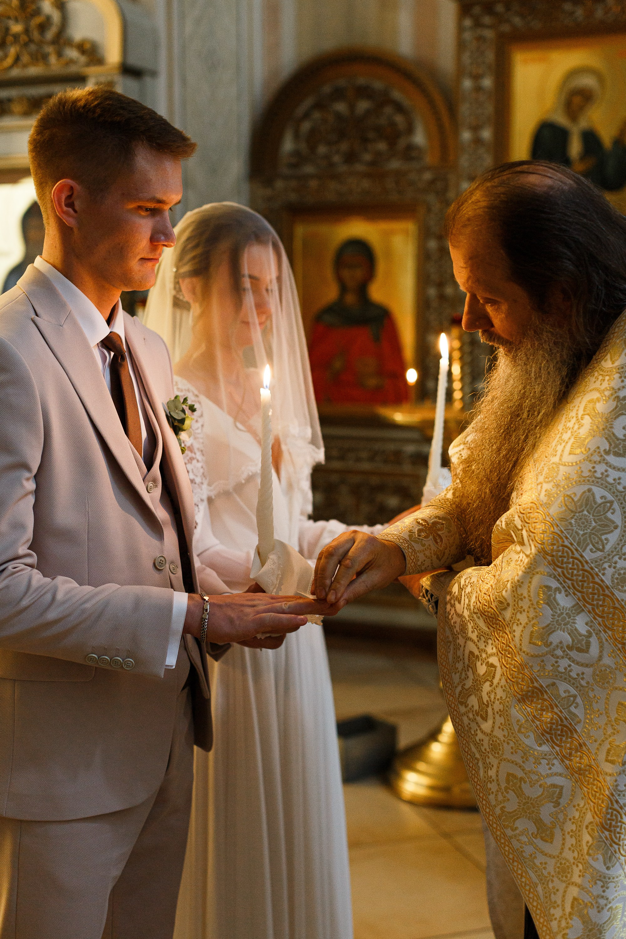 Венчание в храме Живоначальной Троицы на Шаболовке