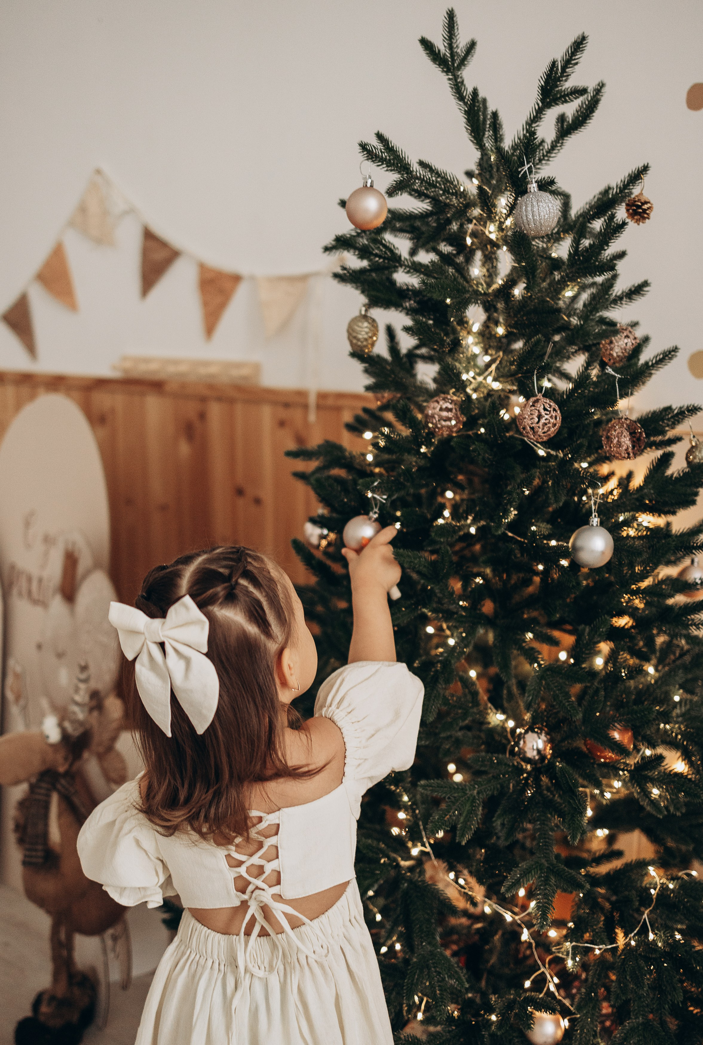 Новогодняя фотосессия для очаровательной малышки. Семейный и детский фотограф, женский портрет Москва Светлана Мертикова