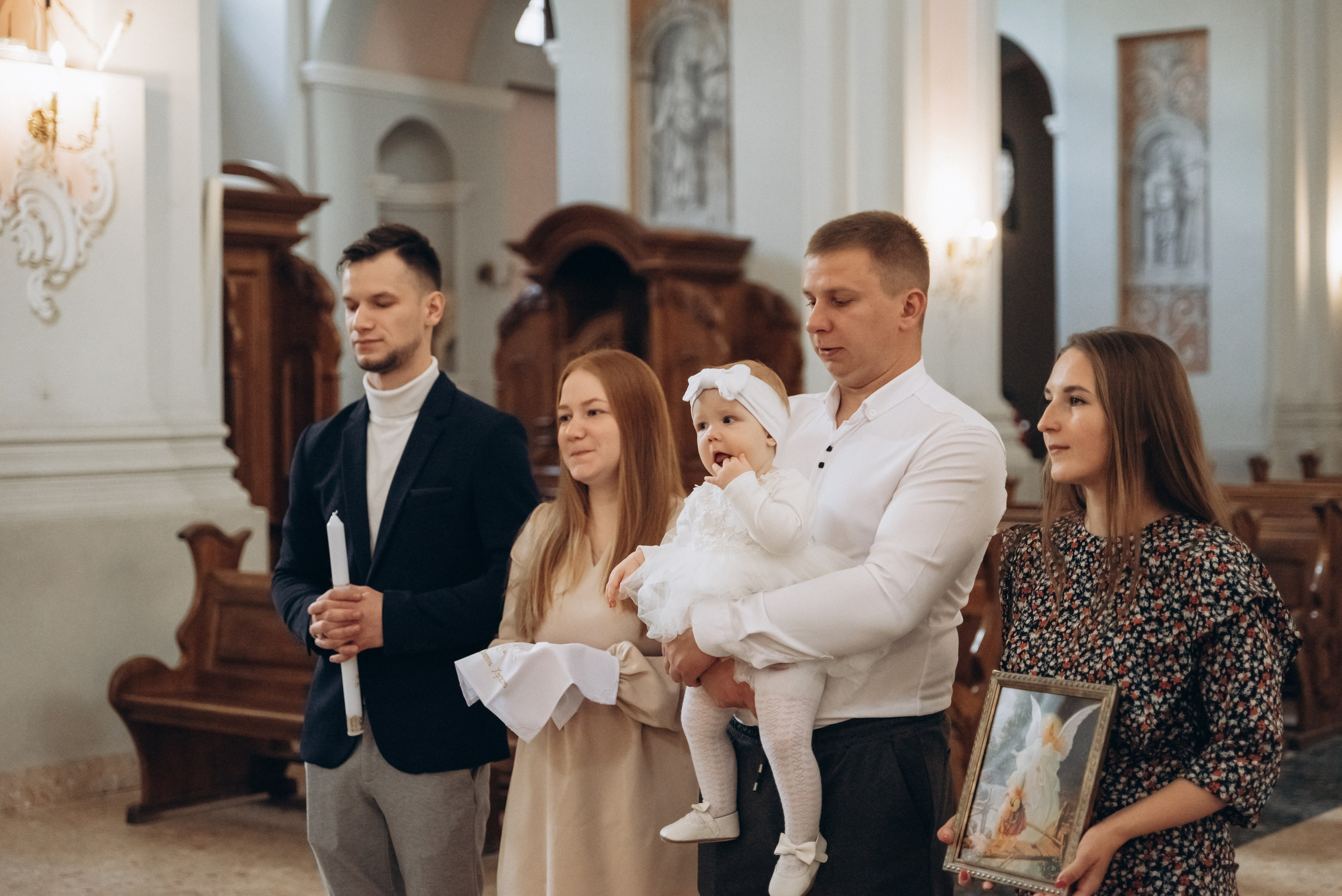 Крещение Ульяны (Белый костёл). Семейный фотограф в Минске Дарья Дреко