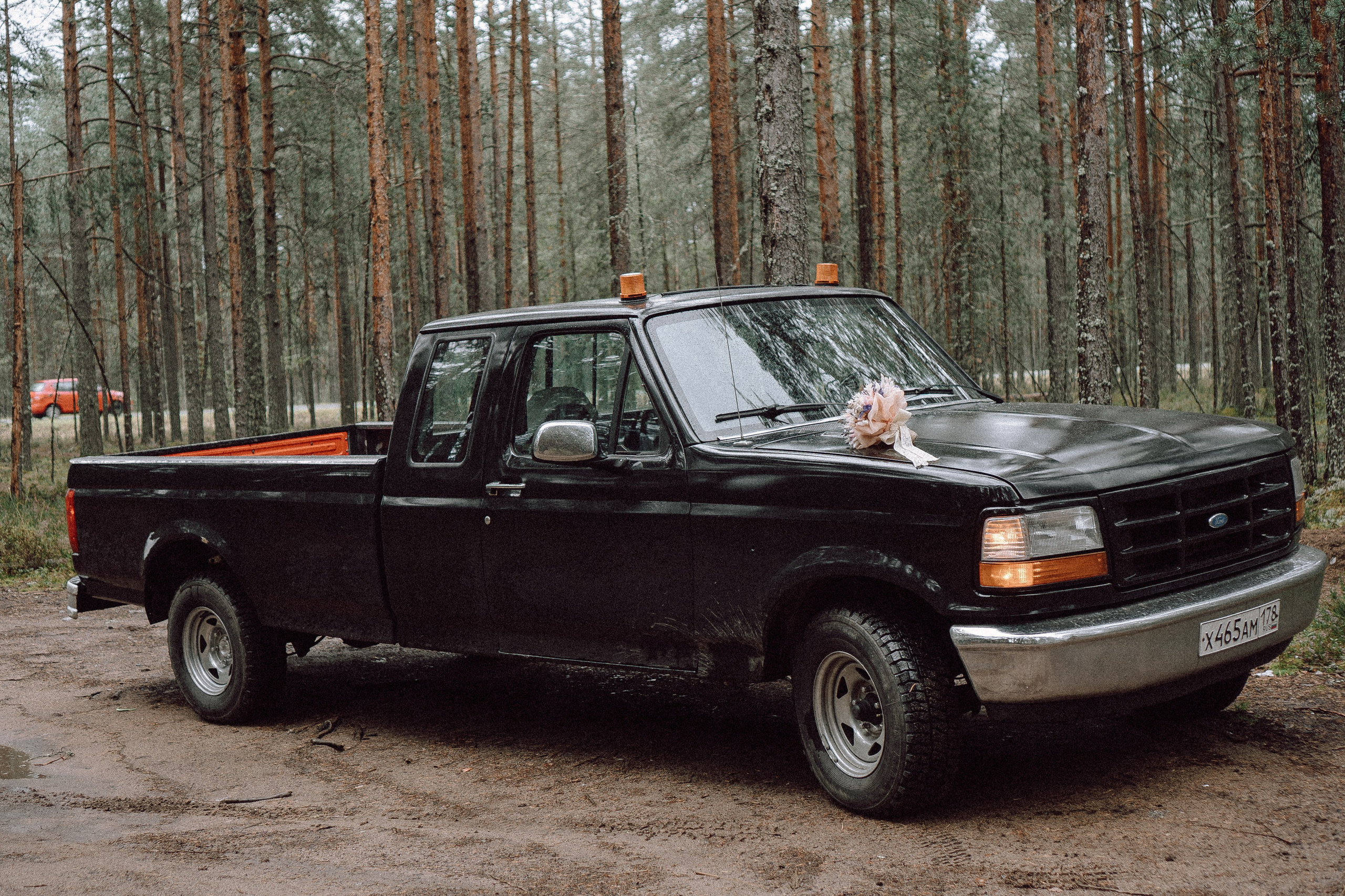 СВАДЕБНАЯ ФОТОСЕССИИЯ ПАРЫ В ГОРОДЕ ПРИОЗЕРСК В СОСНОВОМ ЛЕСУ И С ПИКАПОМ. Профессиональный фотограф, Санкт-Петербург — Виктория Богомолова