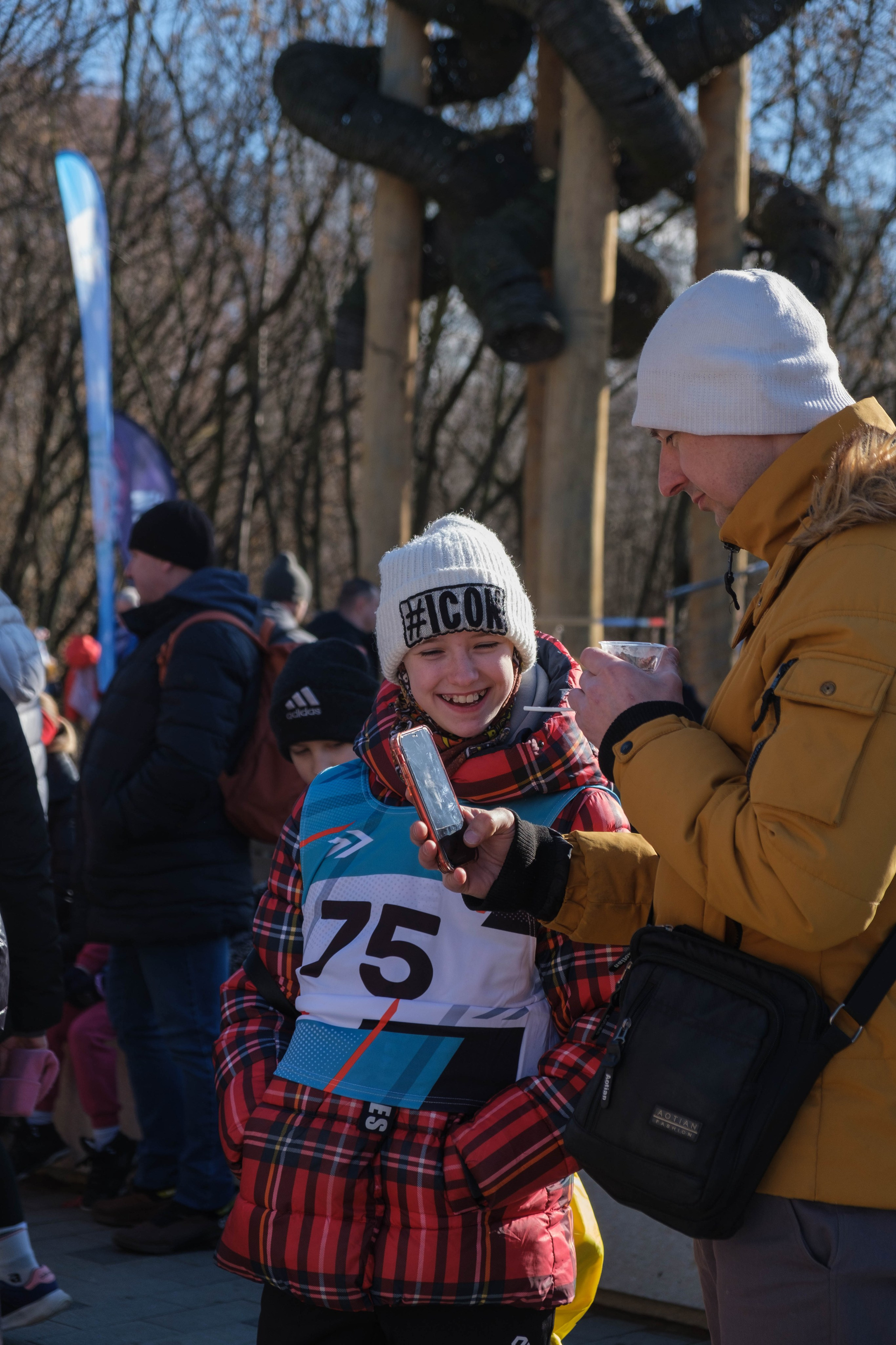 8 марта в парке. Фотограф Диана Иремадзе