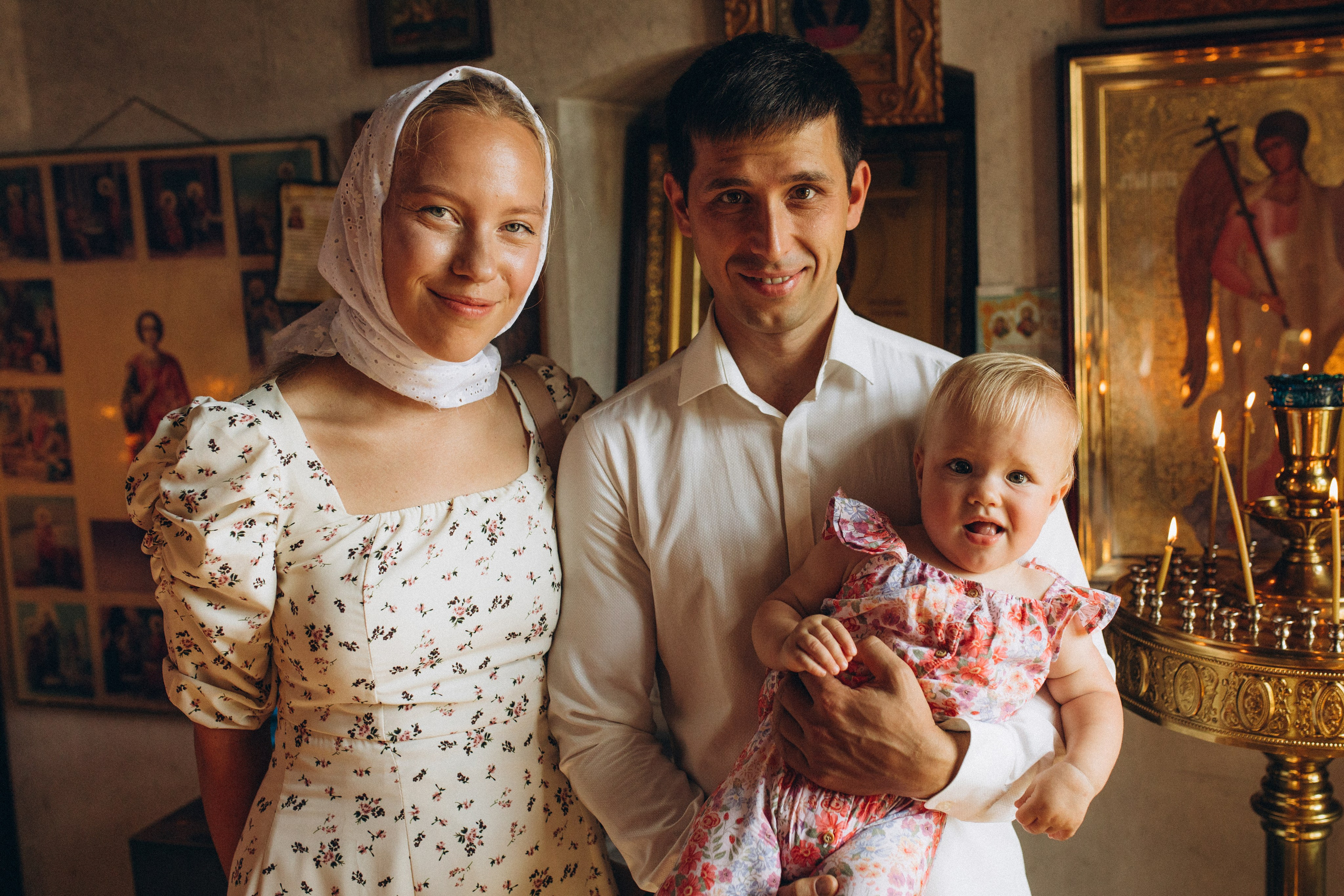 Крещение Марии. Семейный фотограф в Обнинске