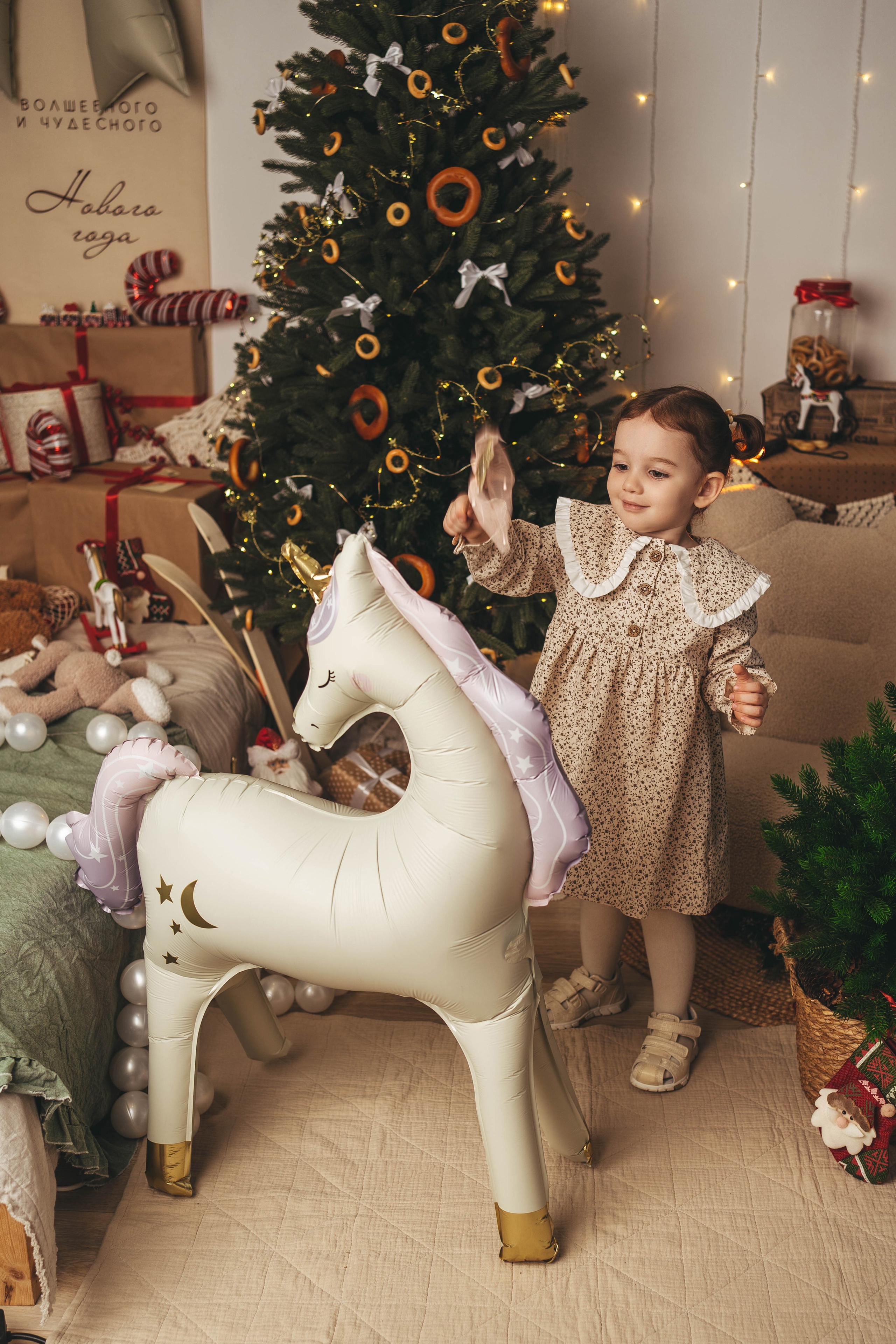 Новогодний фотопроект для малышей 2026. Семейный и детский фотограф новорожденных Ульяновск