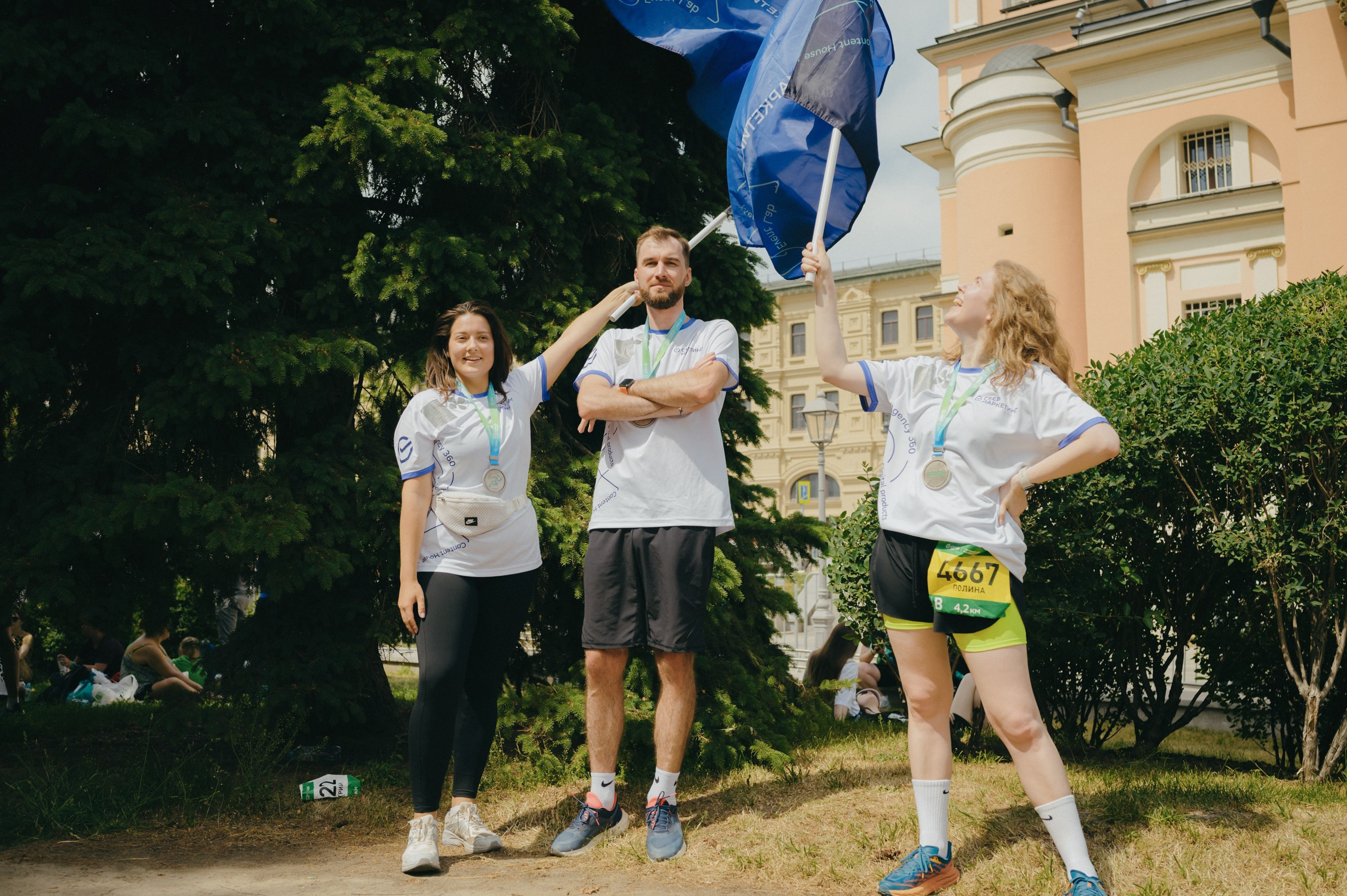 Фотосъёмка участников марафона в Москве. Komonev