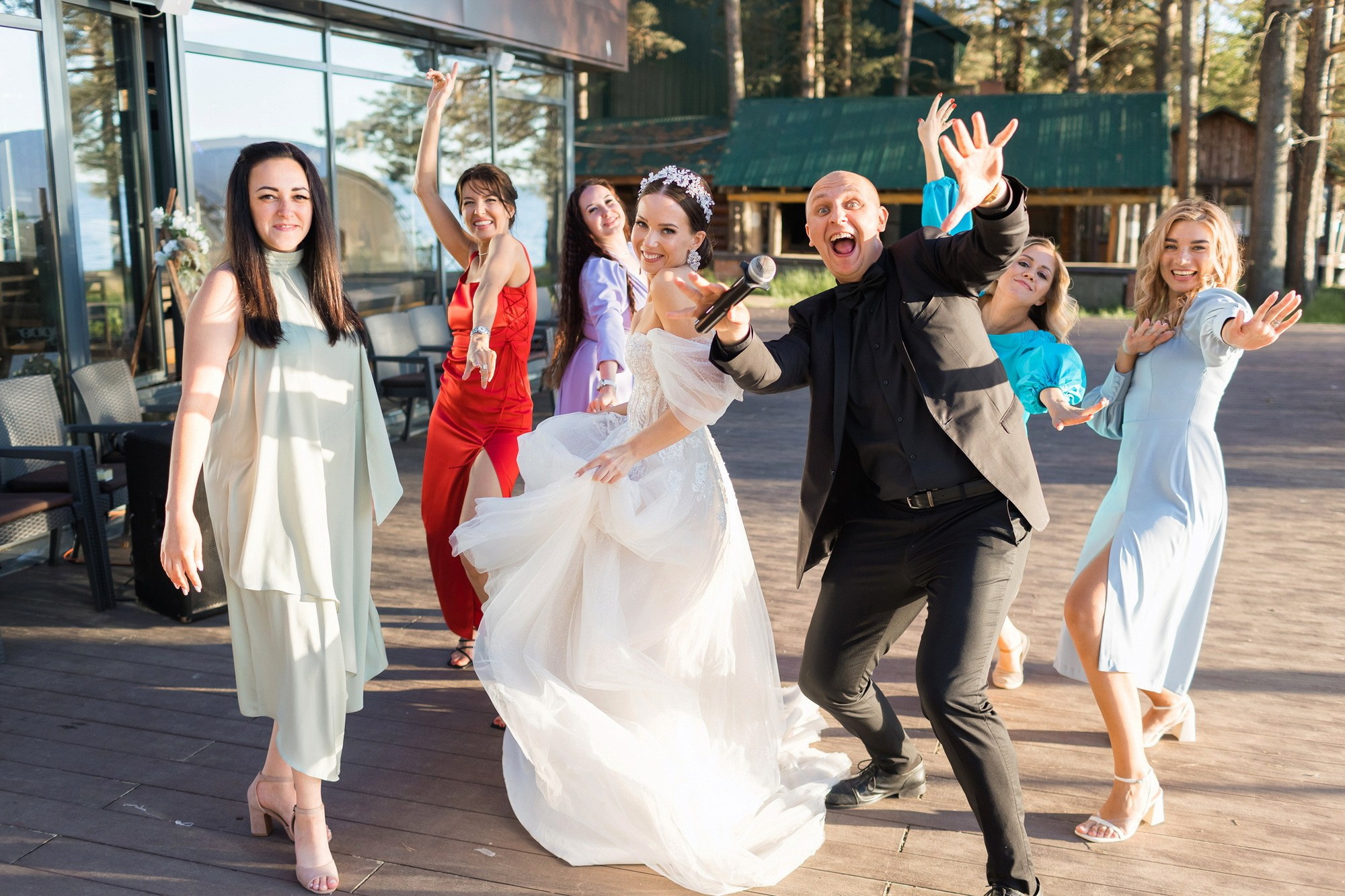 Свадебная фотосессия на берегу Горьковского моря. Свадебный фотограф в Нижнем Новгороде и Москве Сергей Воробьев