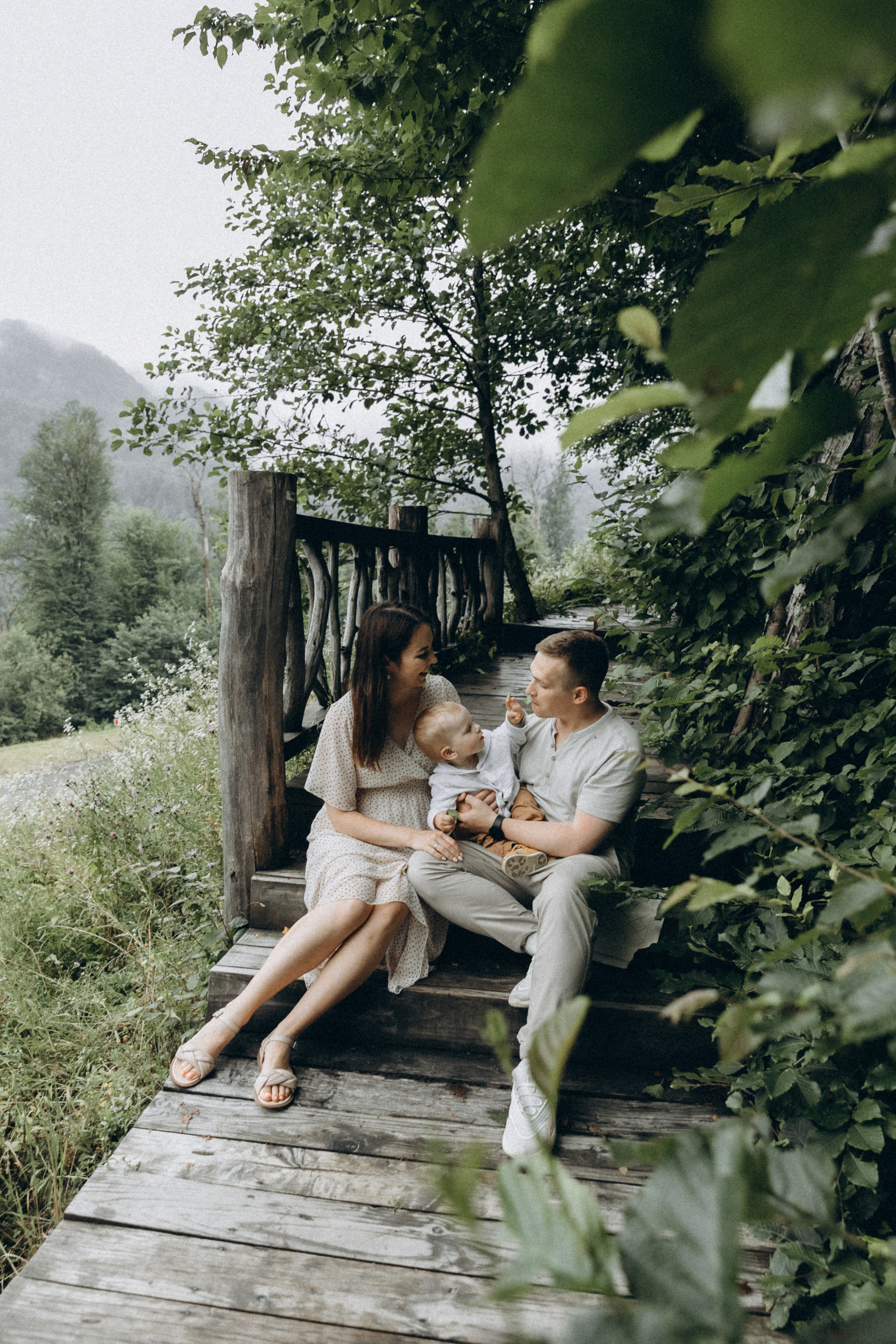 Андрей, Анастасия и Артём. Фотограф Сочи Адлер Красная Поляна Ошутина Анастасия