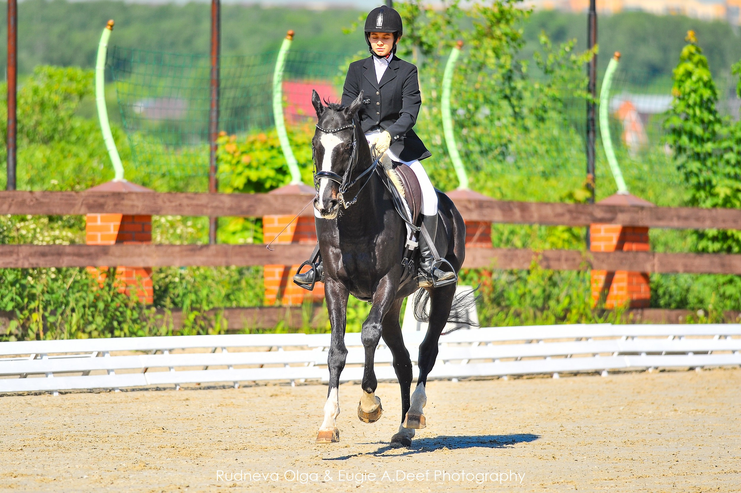 Турнир «Здравствуй, Лето!» Москва КониШкола «Олимпия» — май 2024. ТУРНИРНАЯ КОННАЯ ФОТОГРАФИЯ, Руднева Ольга и Евгений Адеев