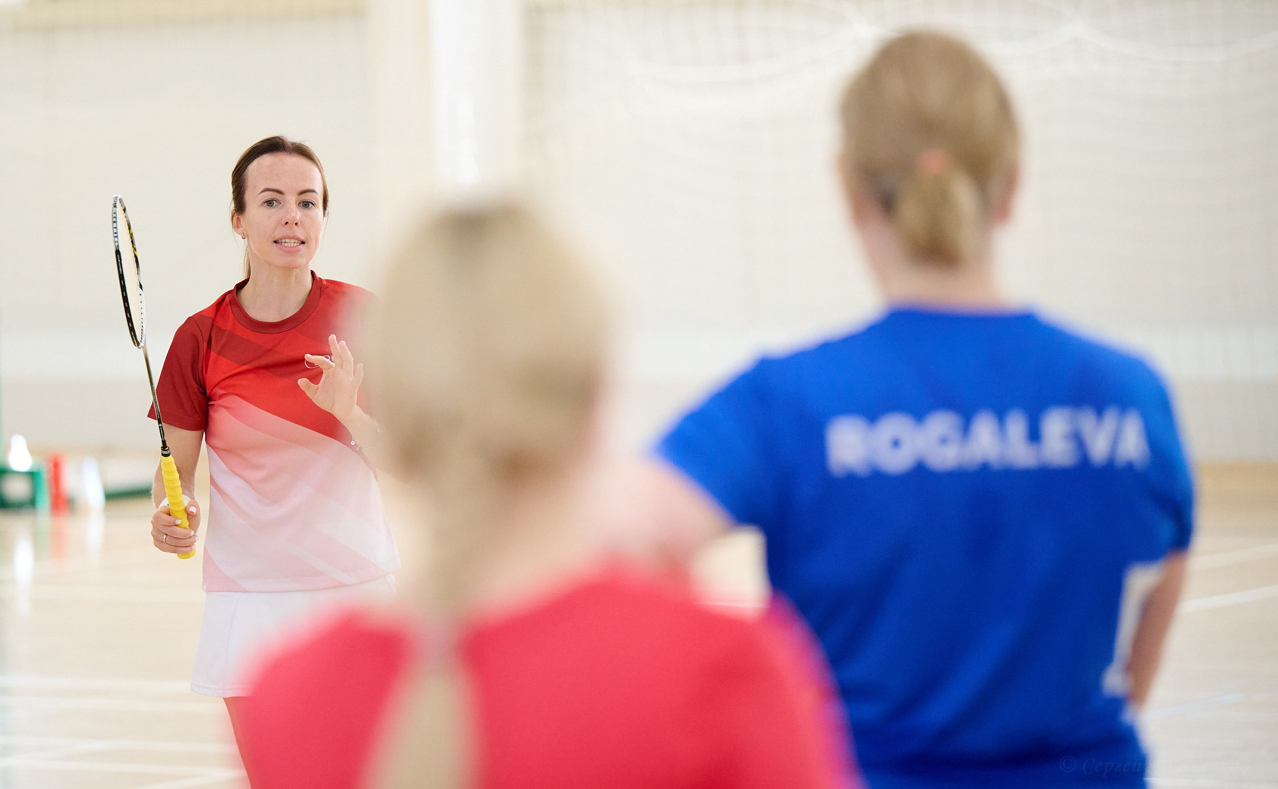 Бадминтон. Мастер-класс Любови Сухановой. Ижевск. 20.07.2024. Спортивный репортажный фотограф в Ижевске Сергей Мерзляков