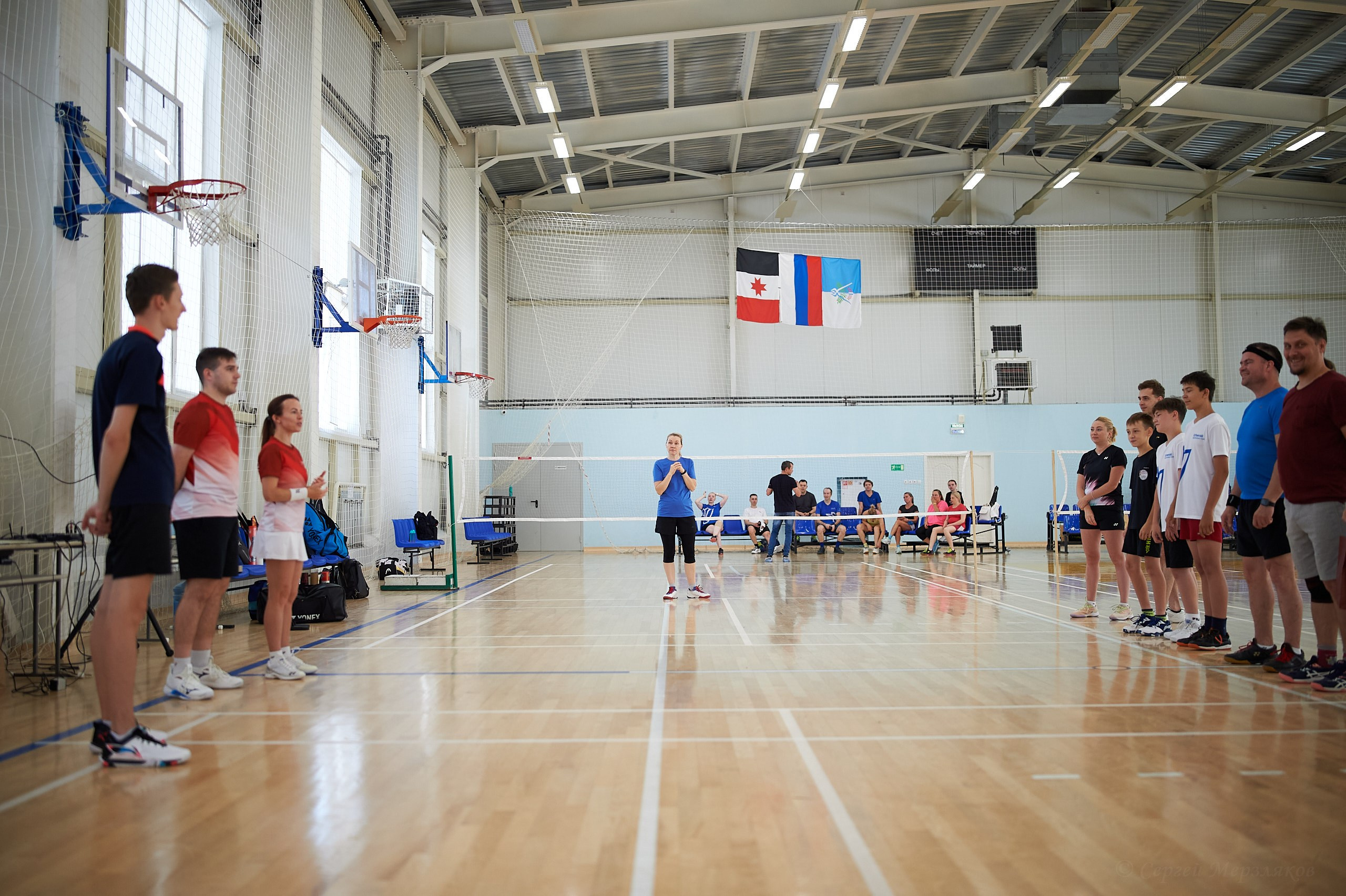 Бадминтон. Мастер-класс Любови Сухановой. Ижевск. 20.07.2024. Спортивный репортажный фотограф в Ижевске Сергей Мерзляков