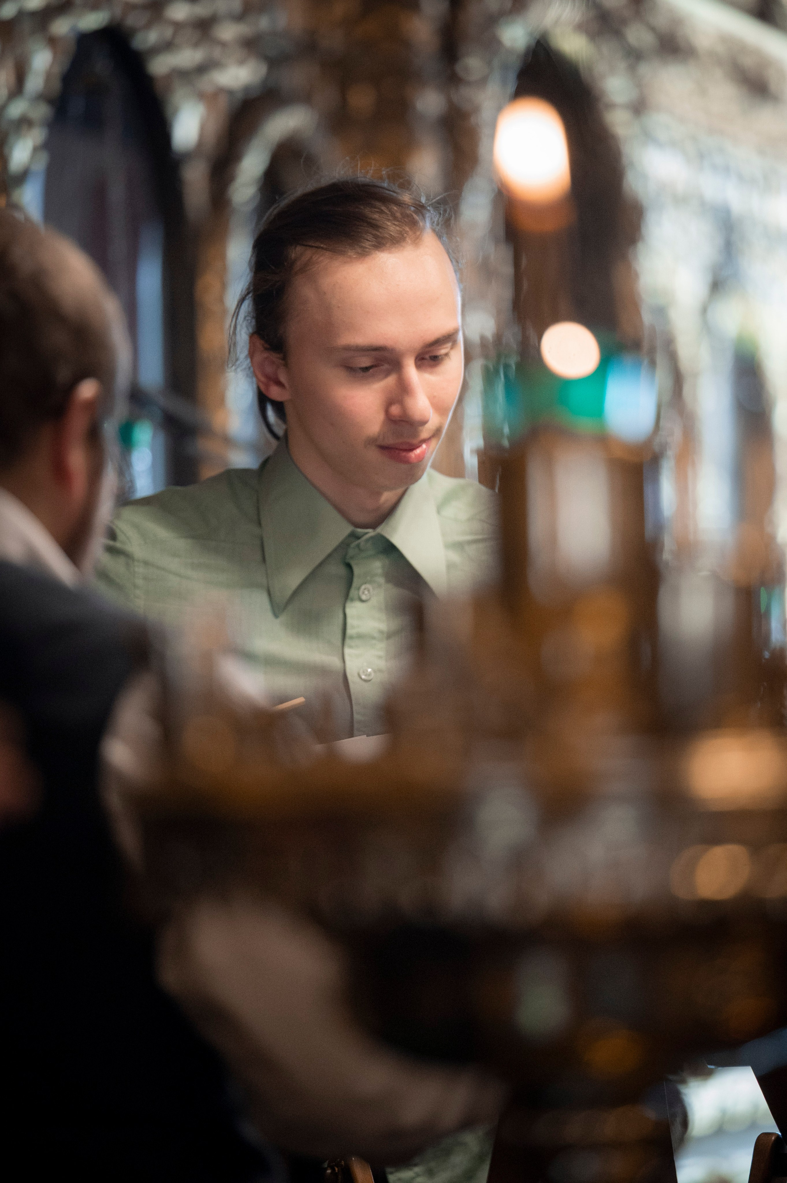 Богородский храм. Вход Господень в Иерусалим. Божественная литургия. Антон и Татьяна Денисенко — В храме