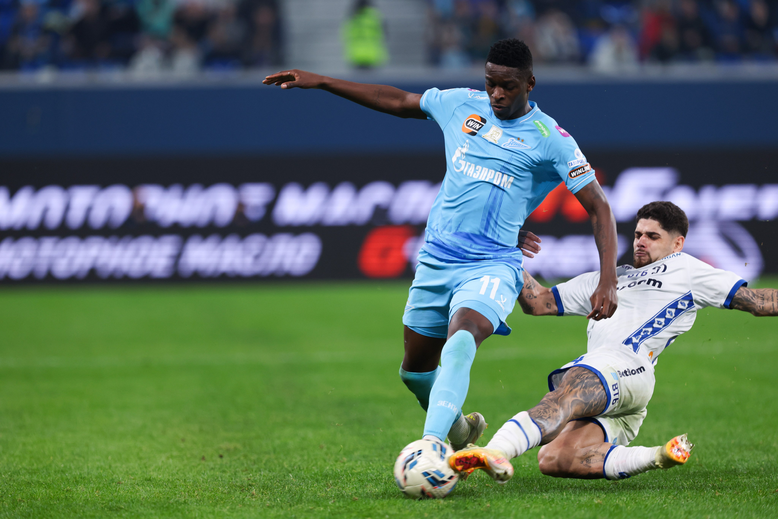 ФК «Зенит» — ФК «Динамо» Москва 26.10.2025. Спортивный и репортажный фотограф Антон Тереханов